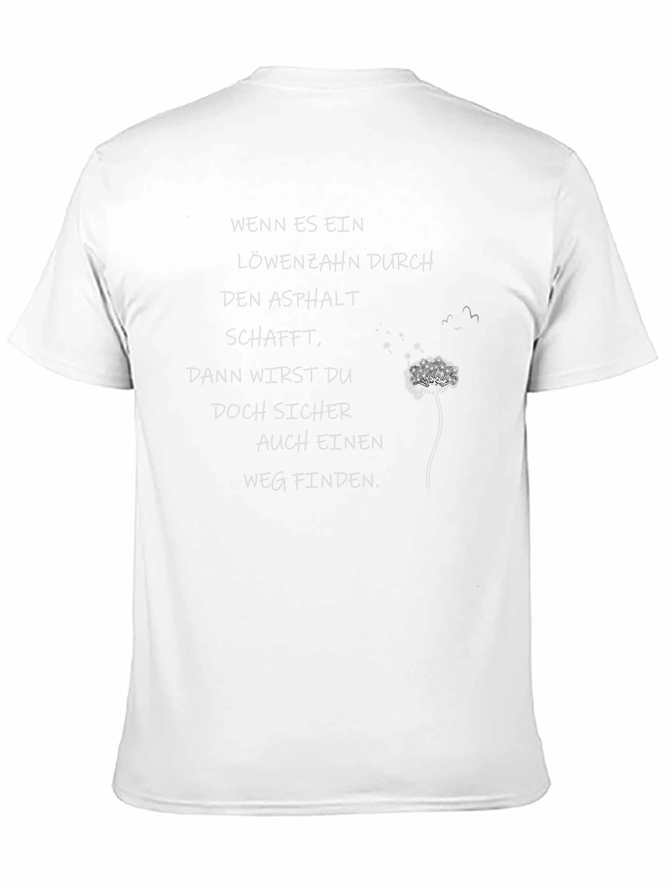 Motivational Dandelion Print Tee
