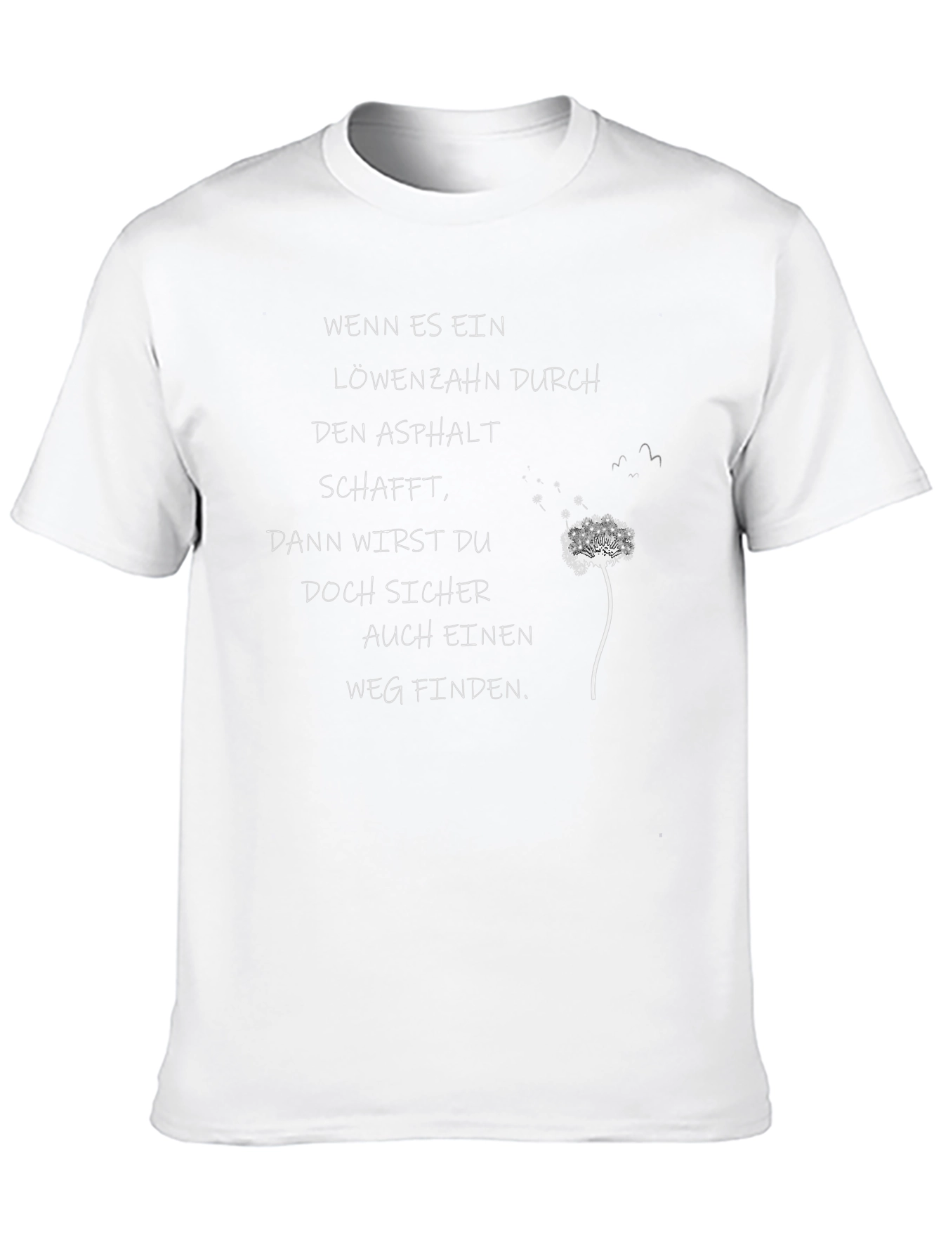 Motivational Dandelion Print Tee