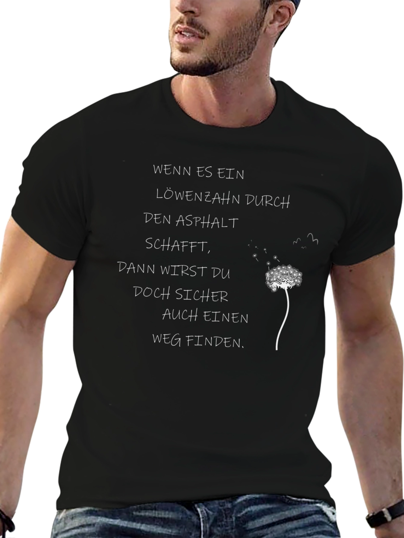 Motivational Dandelion Print Tee