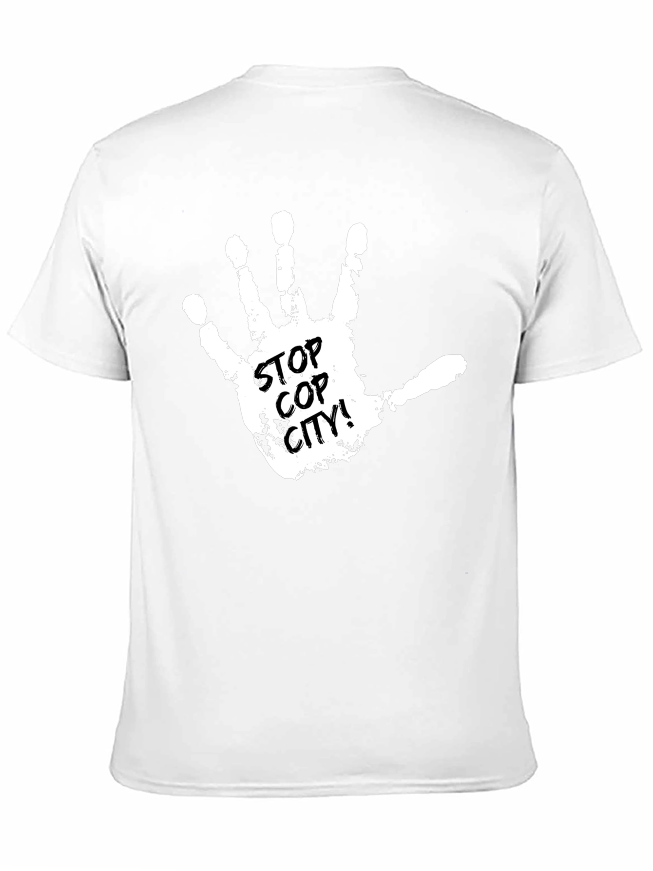 Stop Cop City T-Shirt - Protest Handprint
