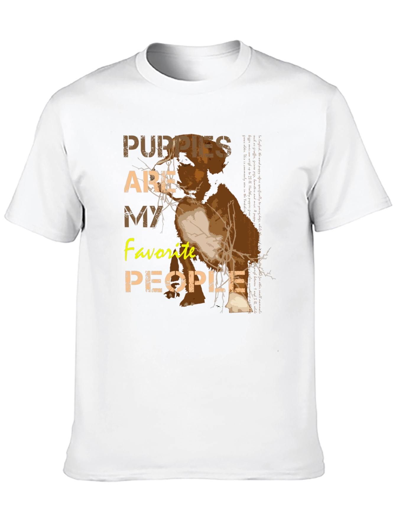 Puppies Are My Favorite People T-Shirt