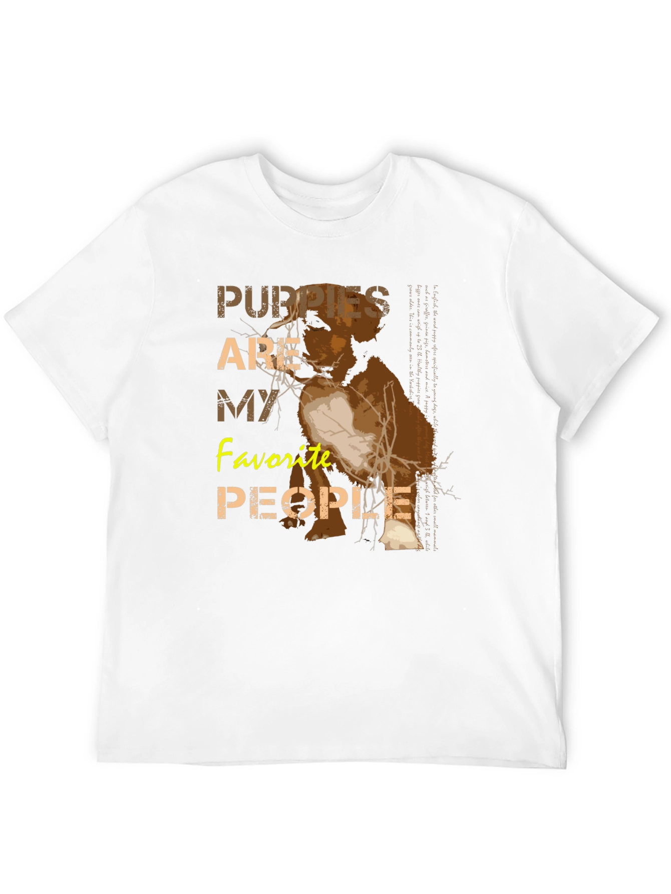 Puppies Are My Favorite People T-Shirt