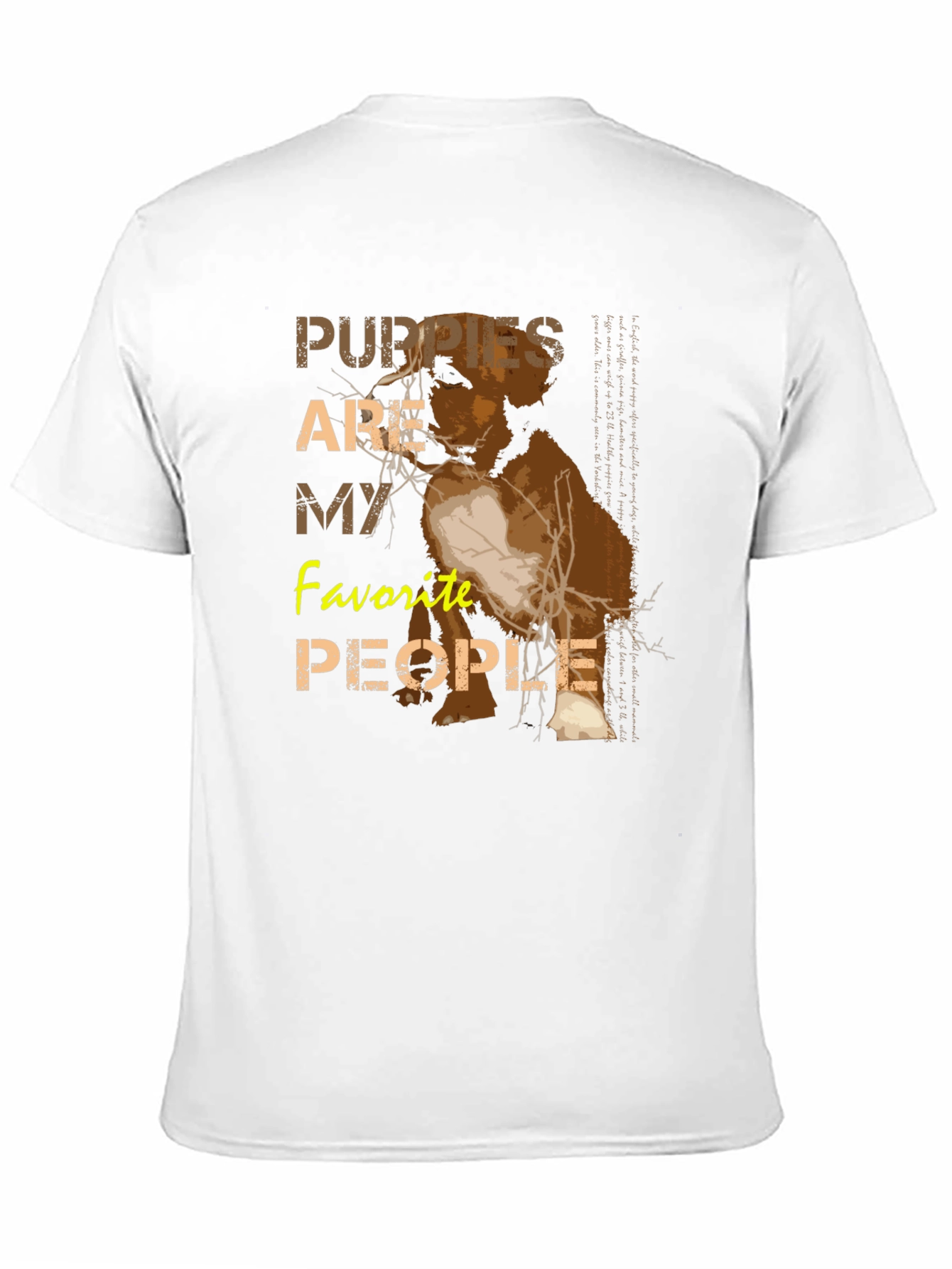 Puppies Are My Favorite People T-Shirt