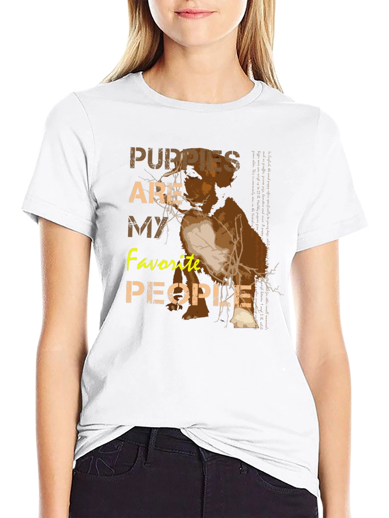 Puppies Are My Favorite People T-Shirt