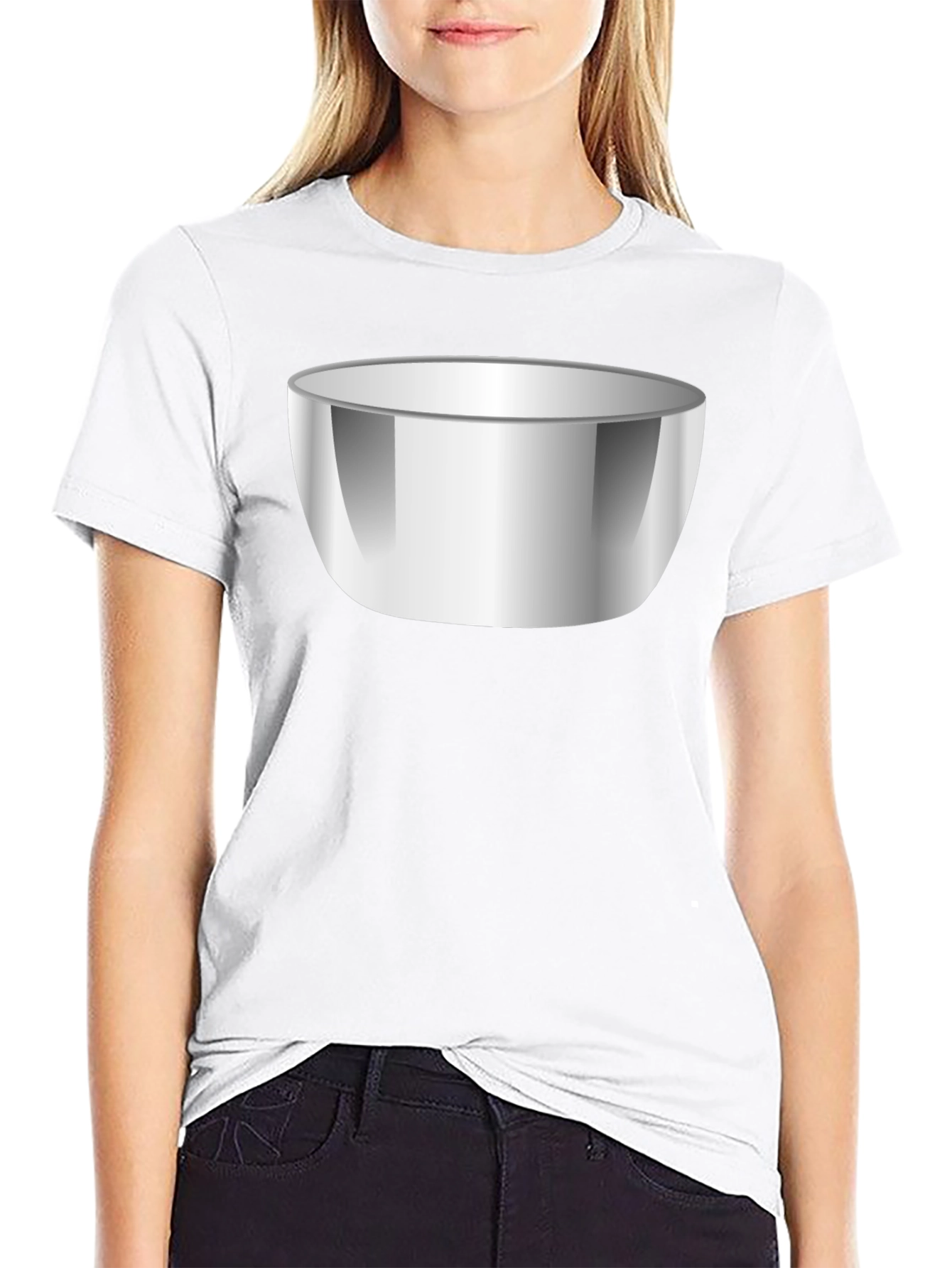 Bowl Graphic T-Shirt - Black Cotton Tee