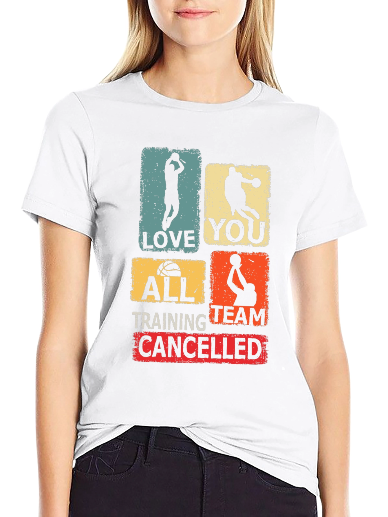 Basketball Love You All Training Team Cancelled T-Shirt