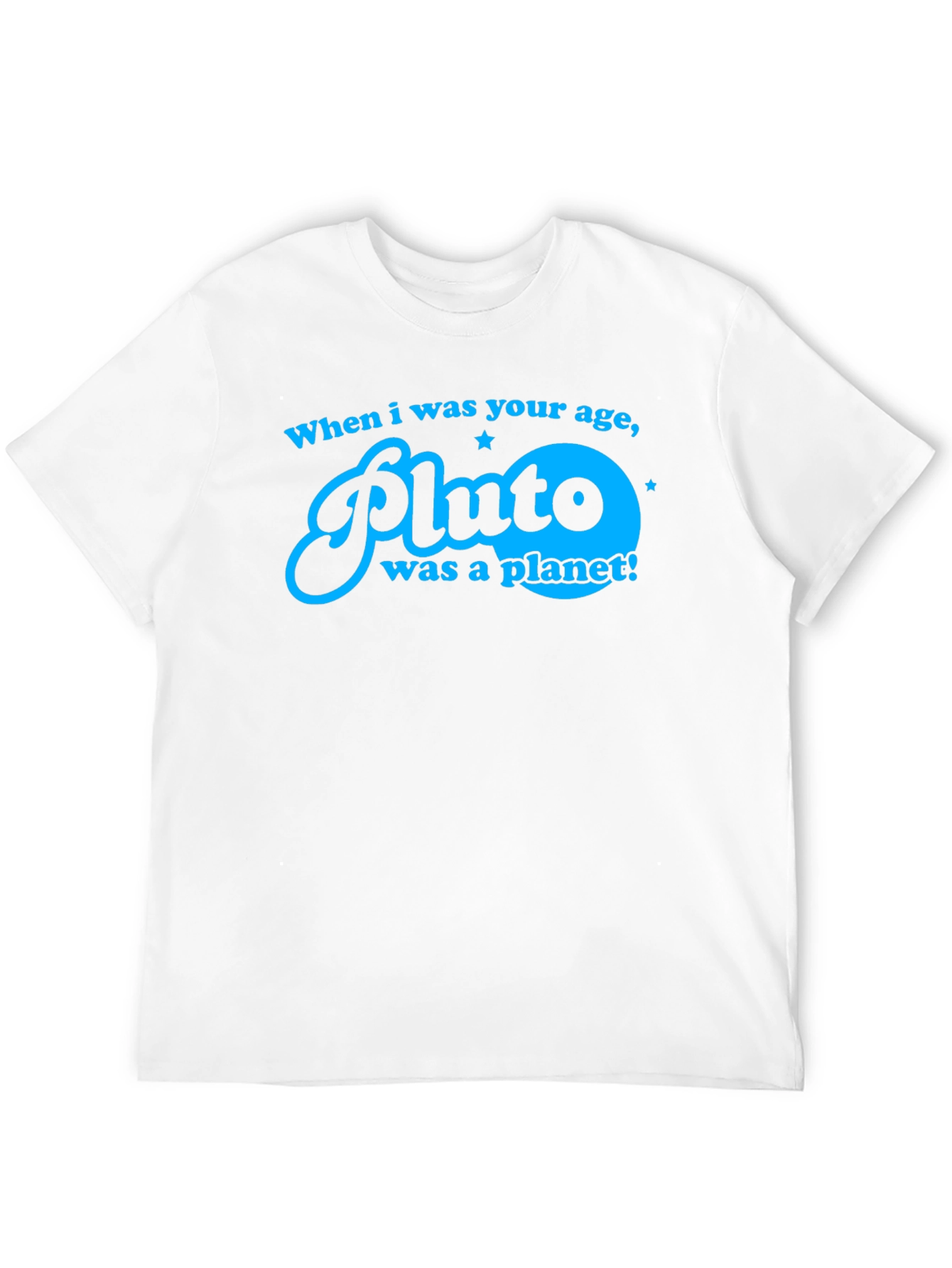 Retro Pluto Planet T-Shirt - Astronomy Space Tee