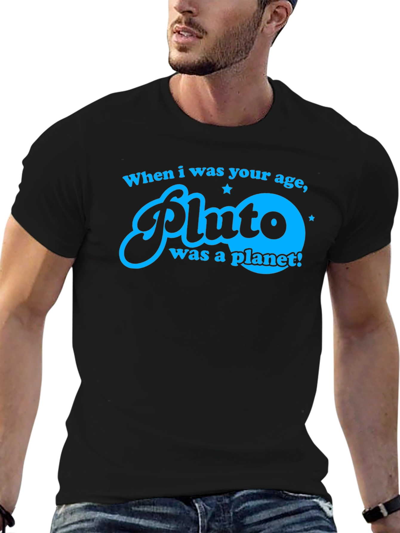 Retro Pluto Planet T-Shirt - Astronomy Space Tee
