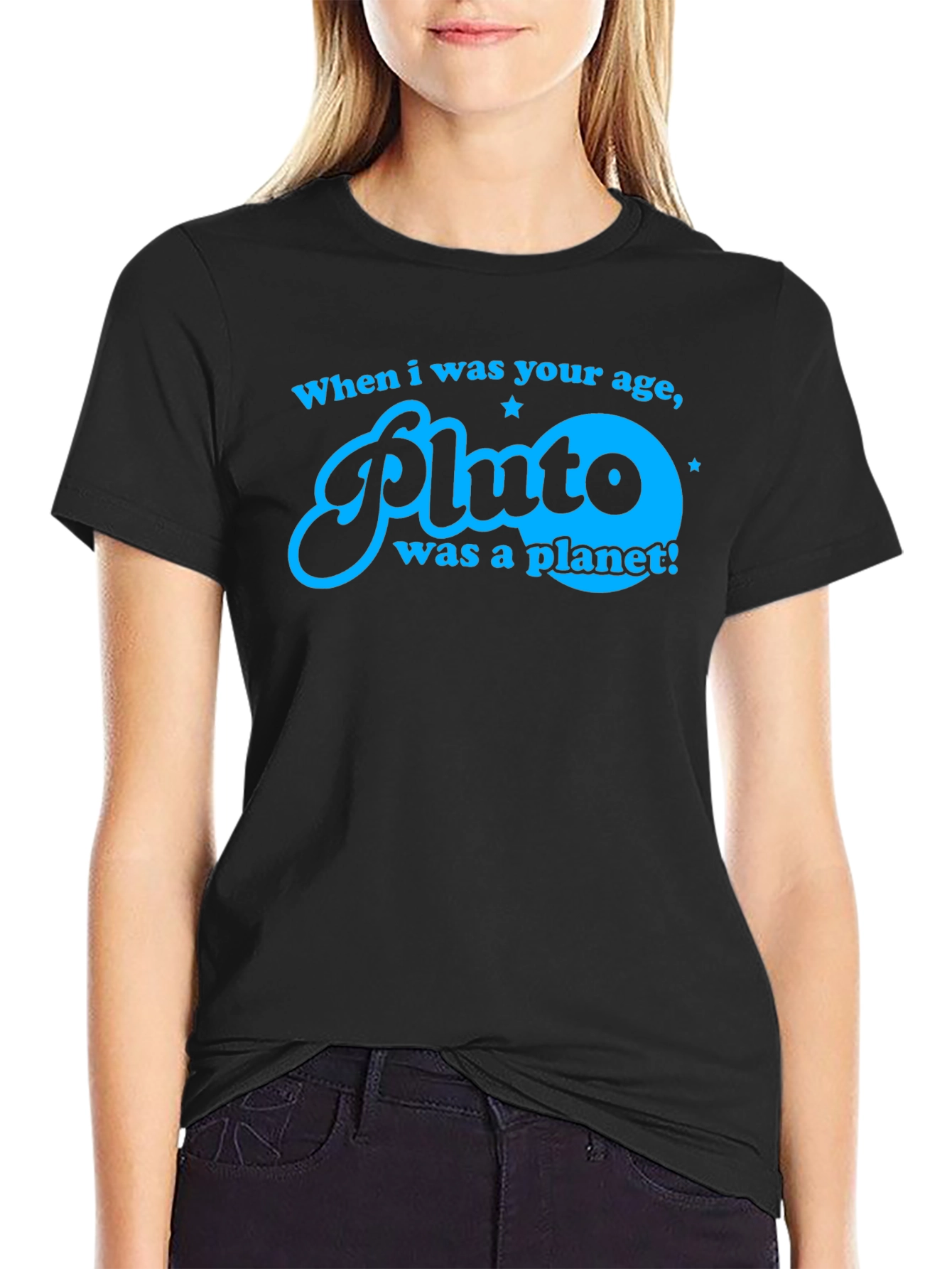 Retro Pluto Planet T-Shirt - Astronomy Space Tee