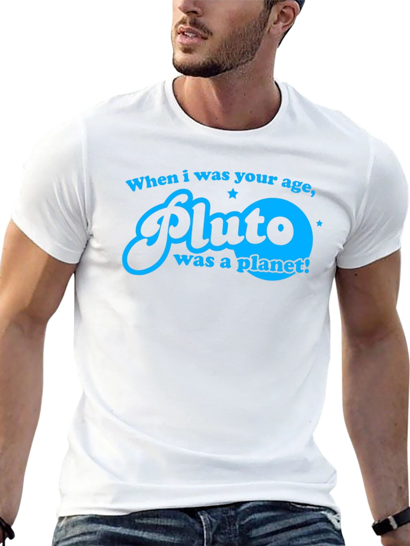 Retro Pluto Planet T-Shirt - Astronomy Space Tee