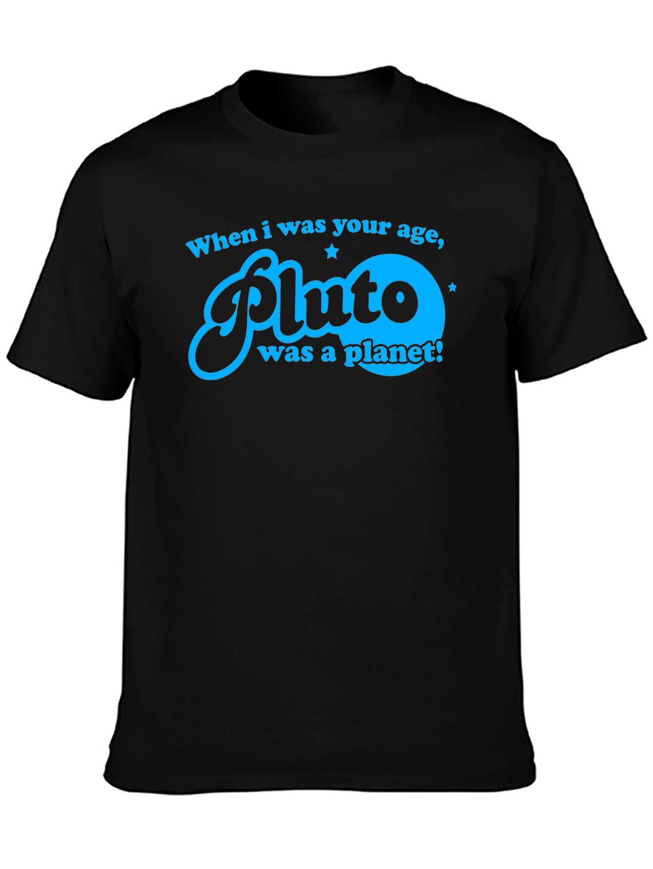 Retro Pluto Planet T-Shirt - Astronomy Space Tee
