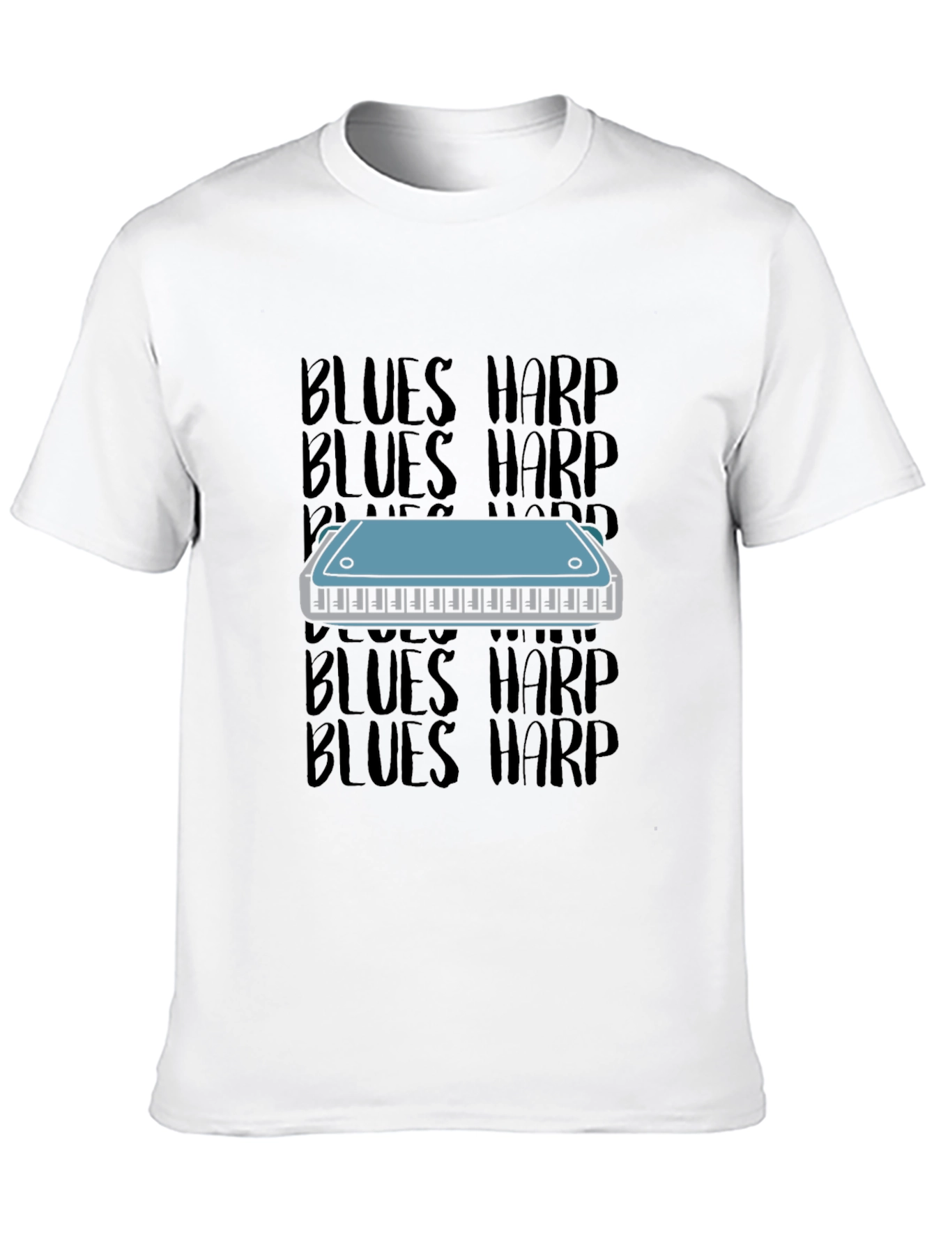 Blues Harp T-Shirt - Music Lover Tee