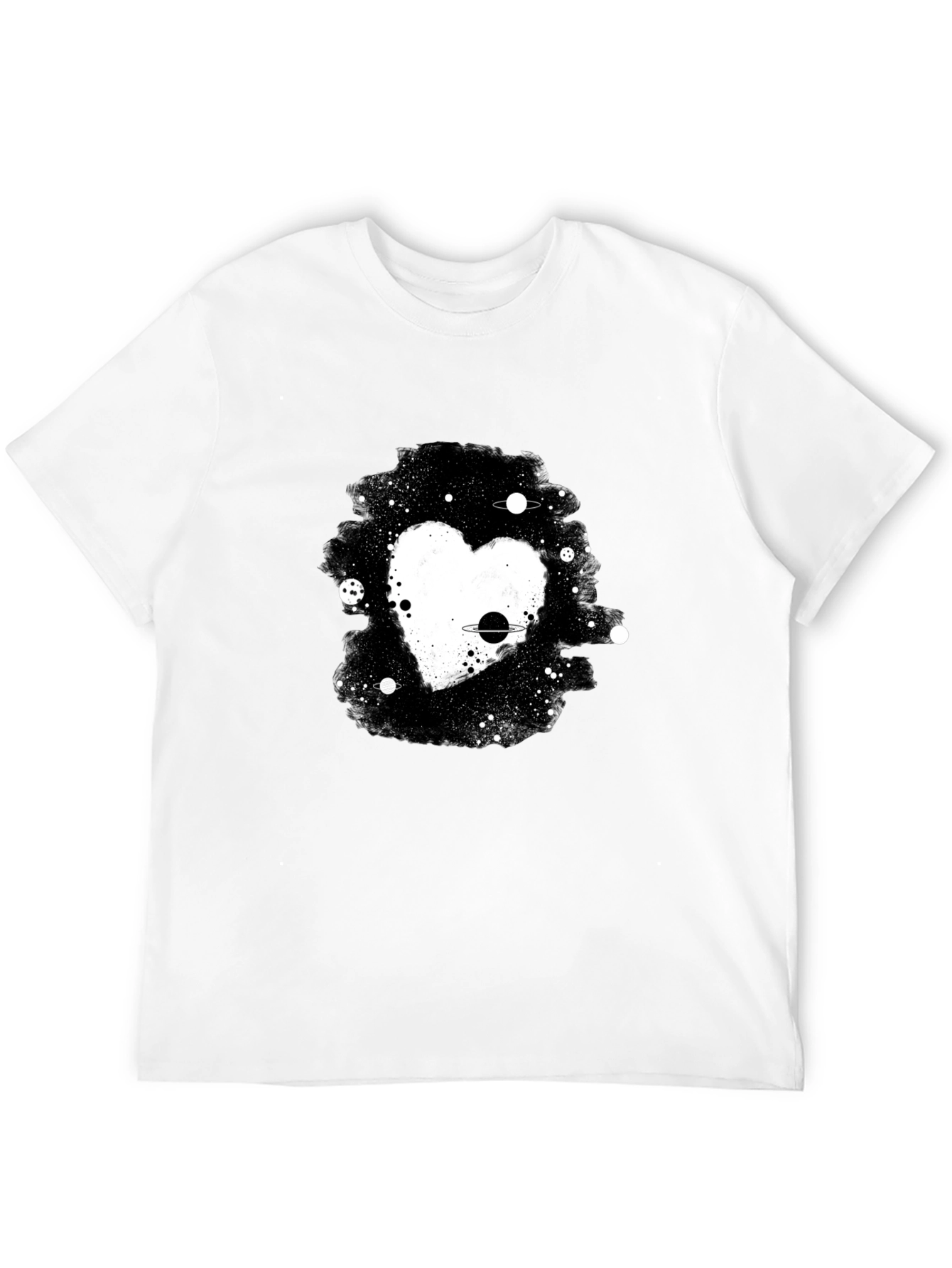 Cosmic Heart Black T-Shirt