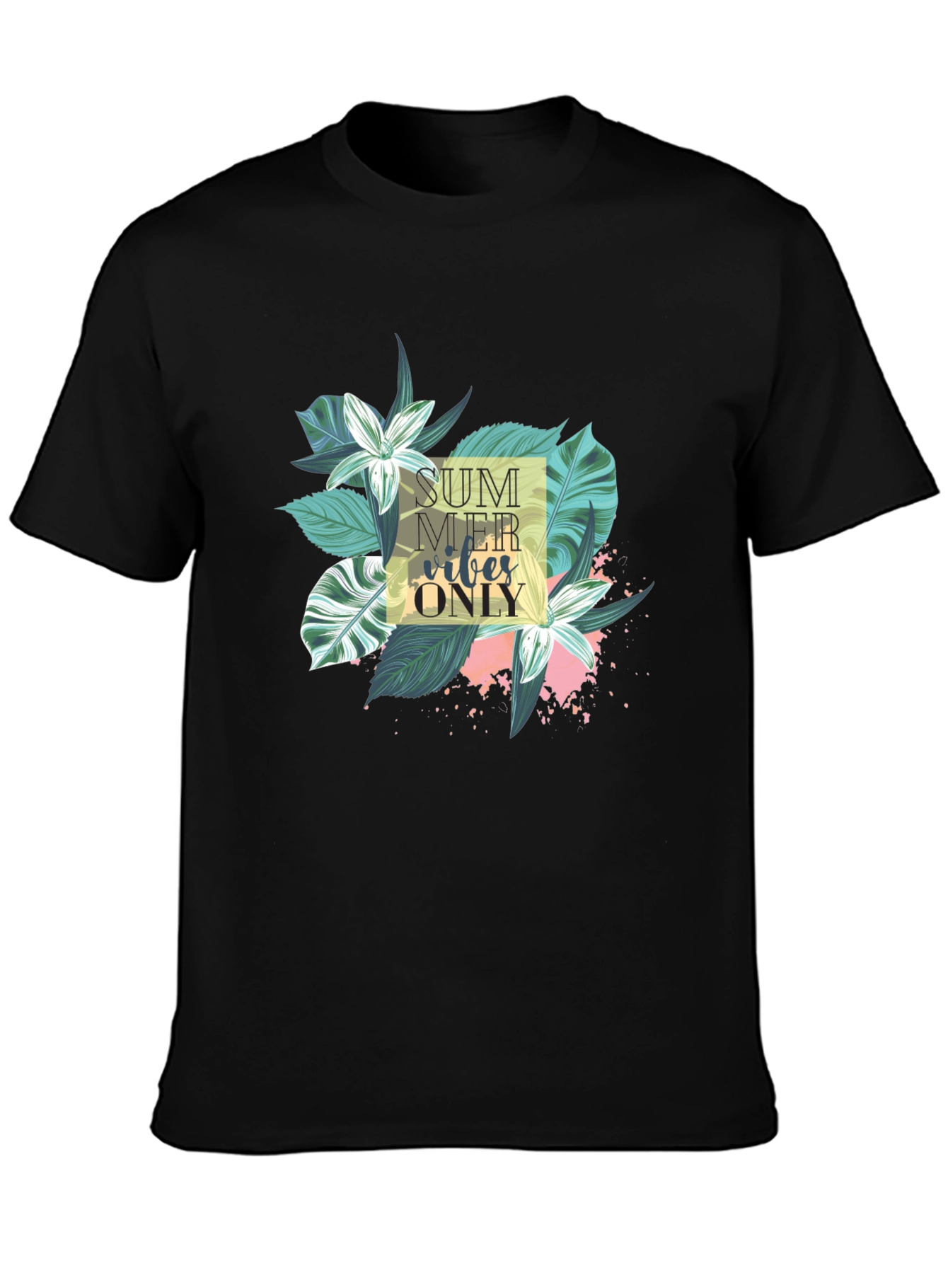 Summer Vibes T-Shirt - Tropical Graphic Tee