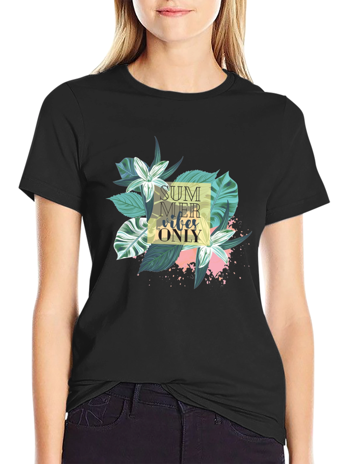 Summer Vibes T-Shirt - Tropical Graphic Tee