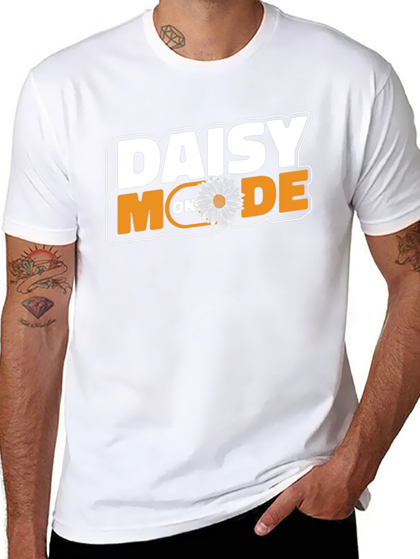 Daisy Mode Graphic Tee - Stylish Comfort