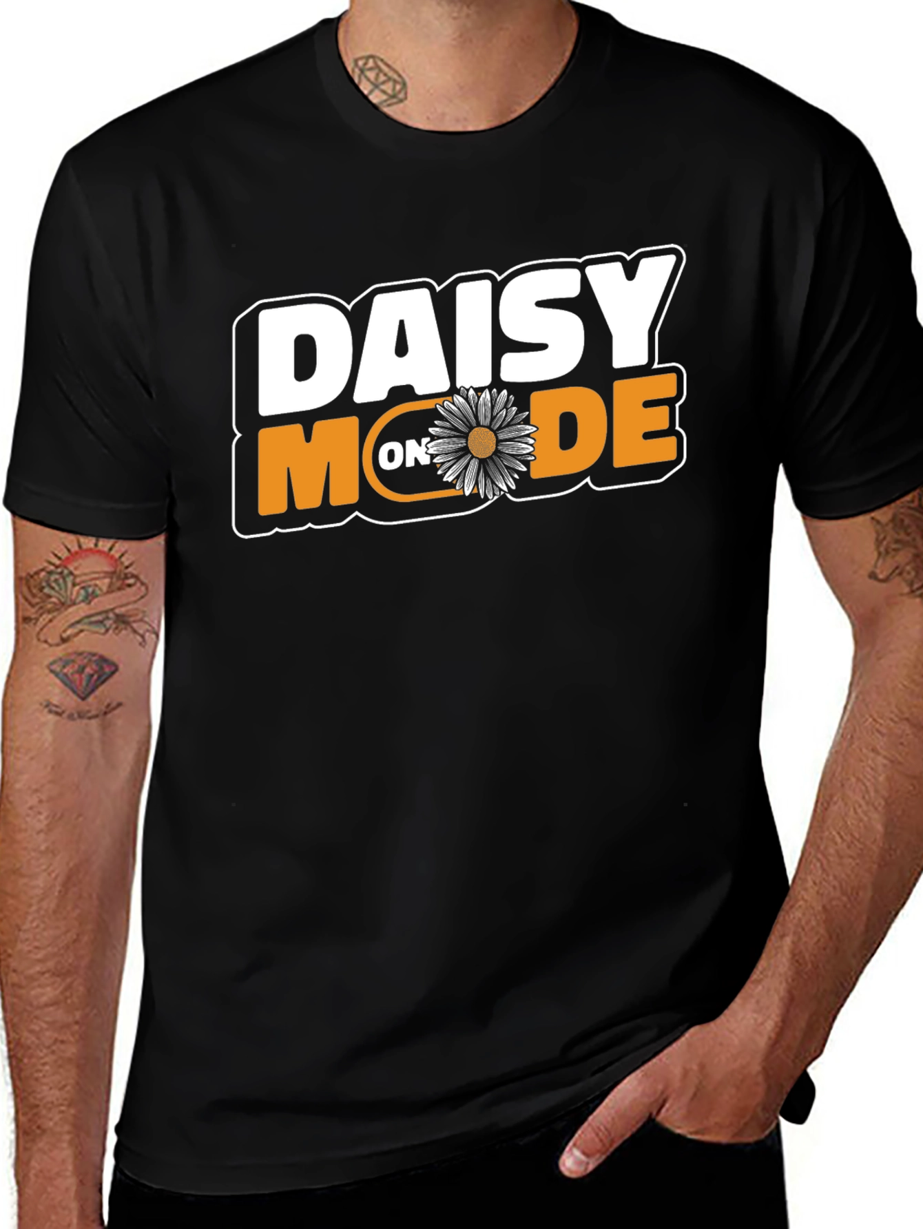 Daisy Mode Graphic Tee - Stylish Comfort