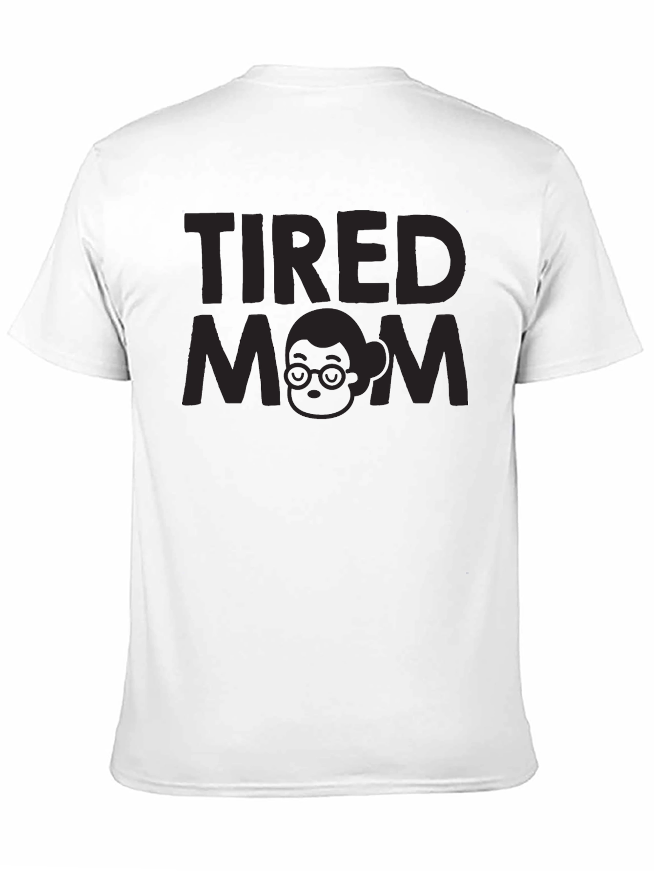 Tired Mom Graphic Tee - Unisex Black T-Shirt