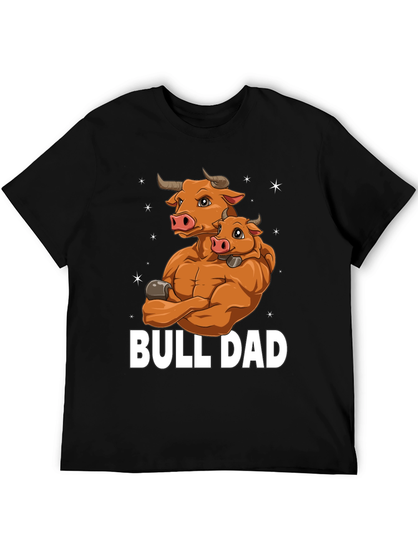Bull Dad Graphic T-Shirt
