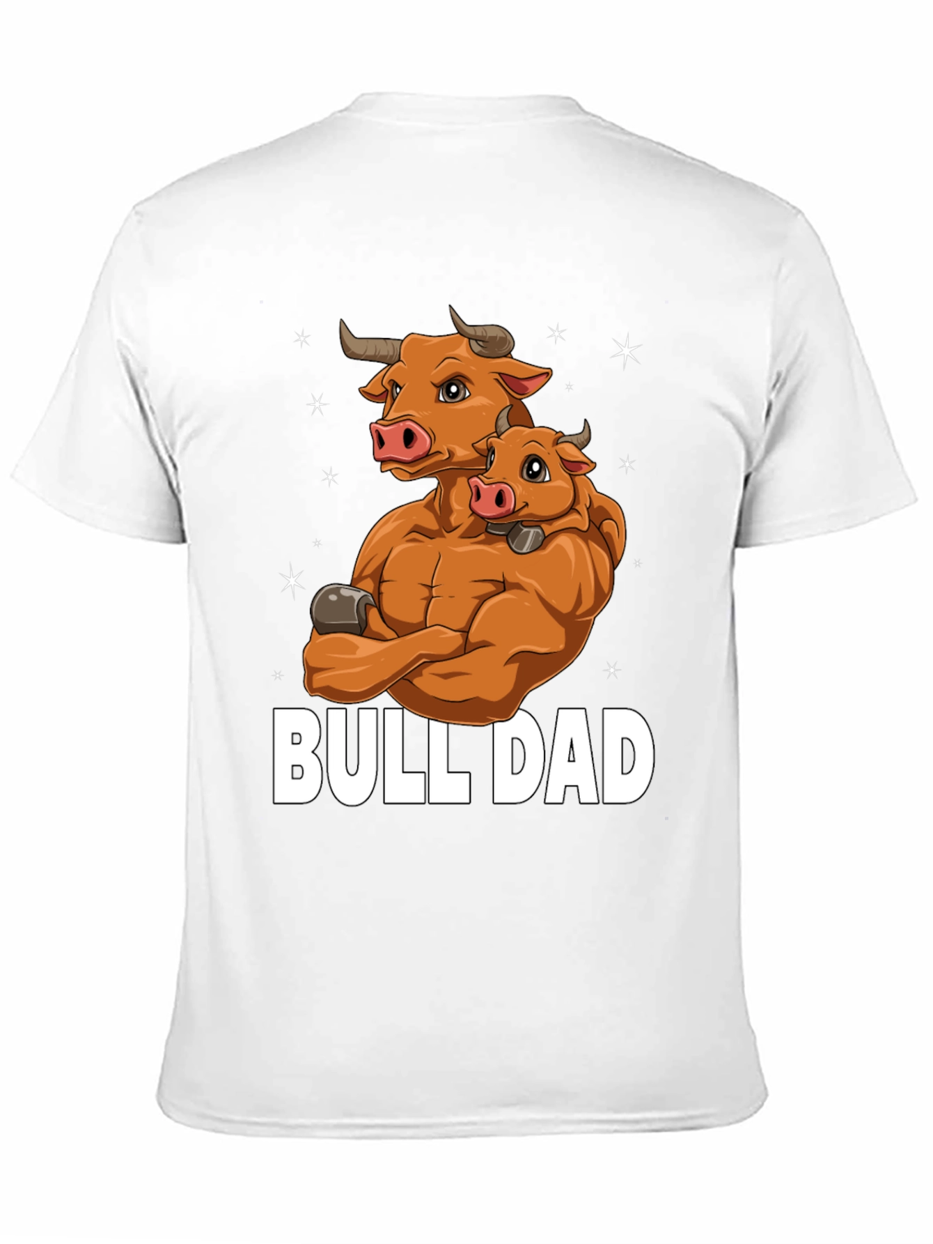 Bull Dad Graphic T-Shirt