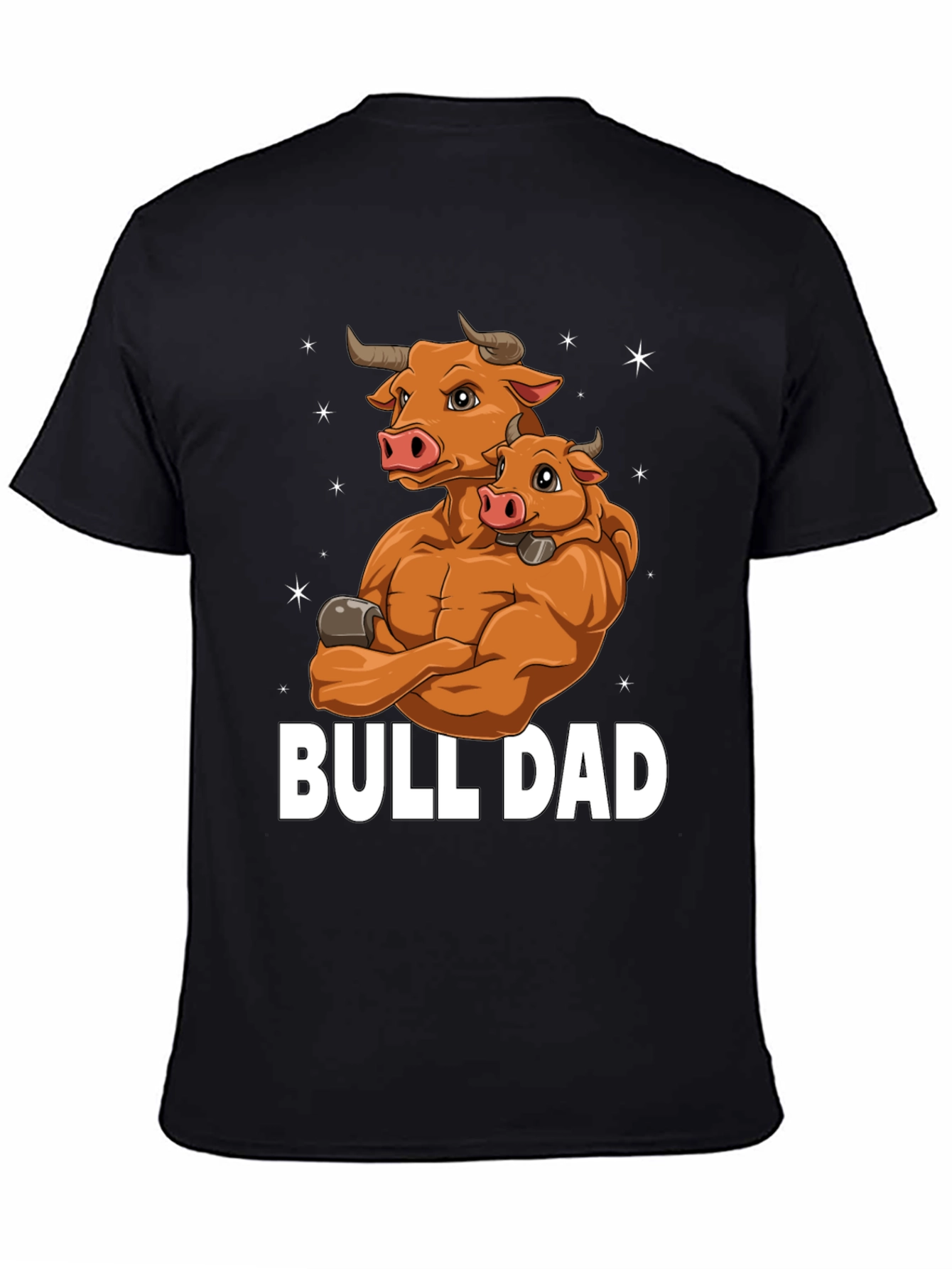 Bull Dad Graphic T-Shirt