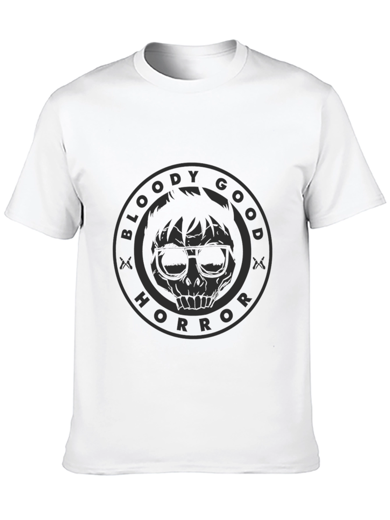 Bloody Good Horror Skull Graphic T-Shirt
