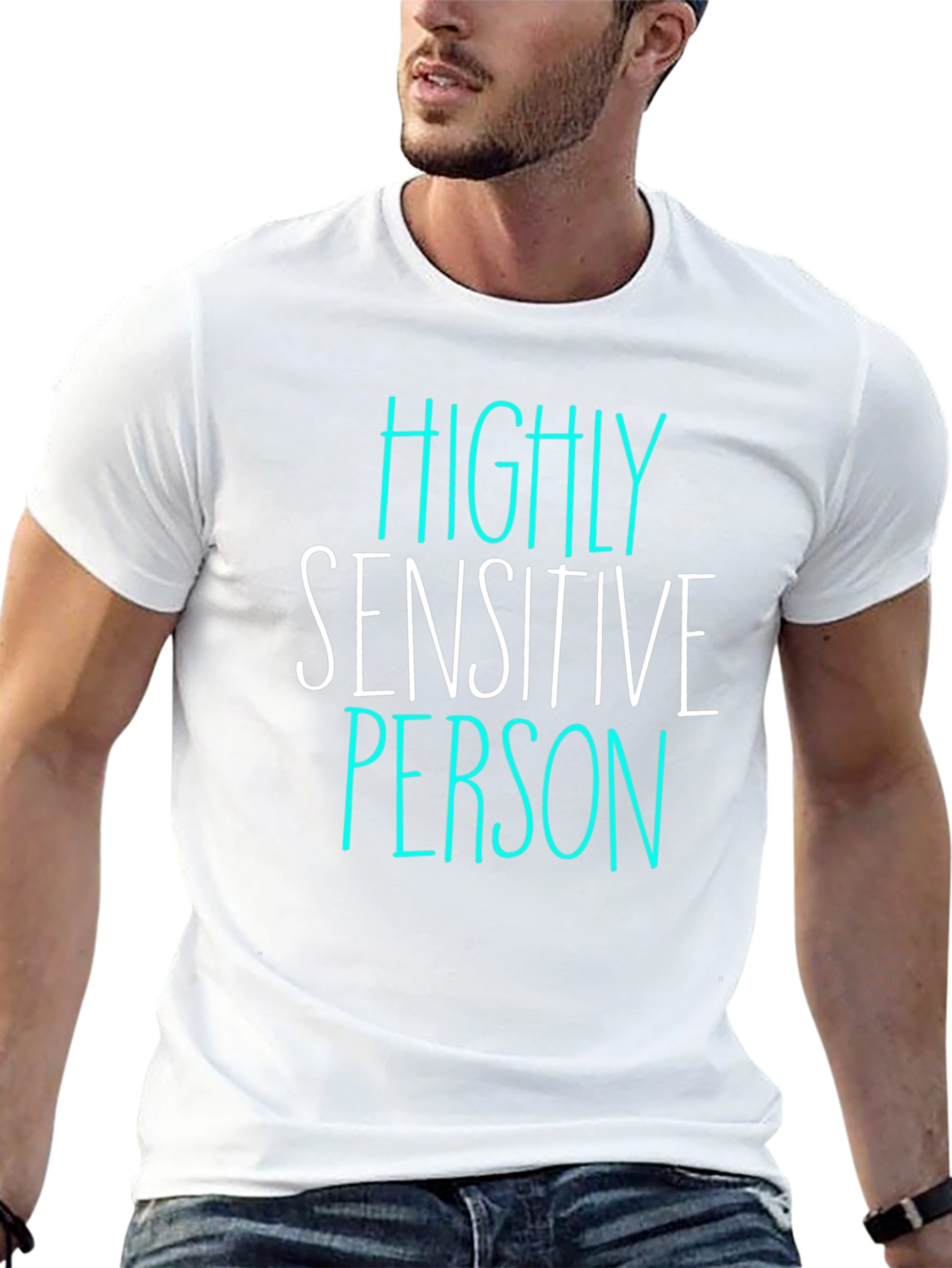 Highly Sensitive Person T-Shirt - Black Graphic Tee