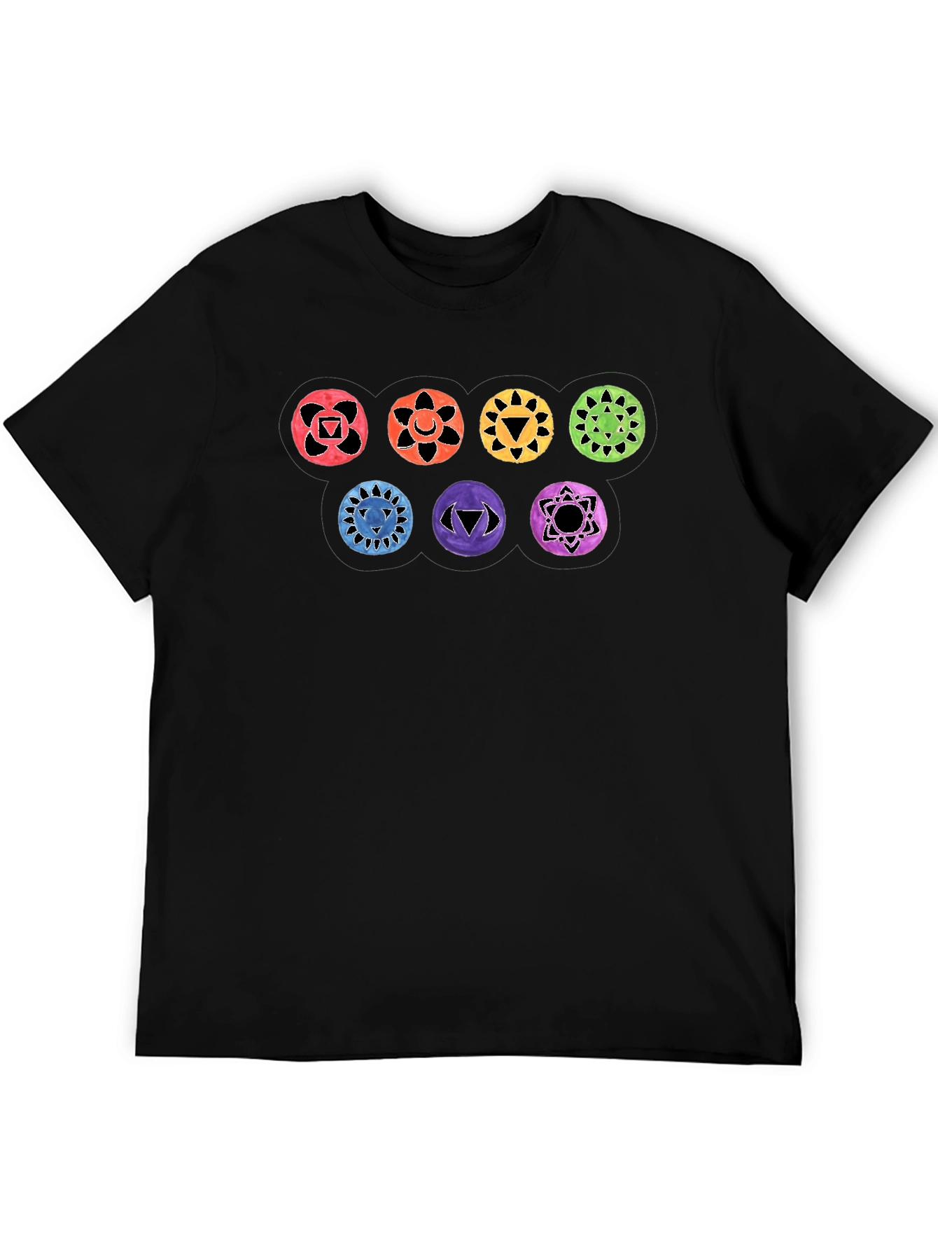 Chakra Symbol T-Shirt - Spiritual Design