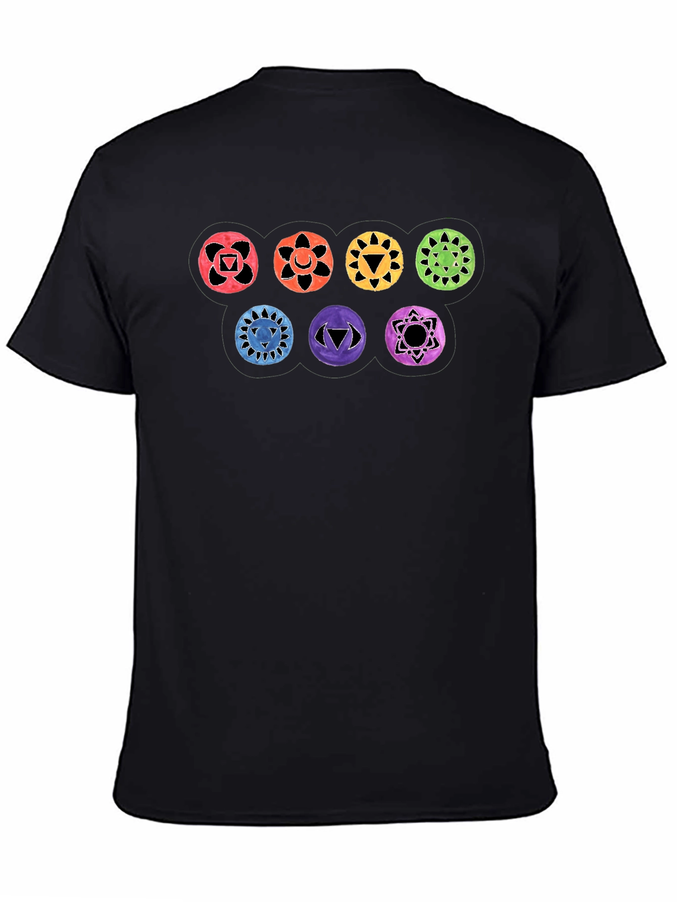 Chakra Symbol T-Shirt - Spiritual Design