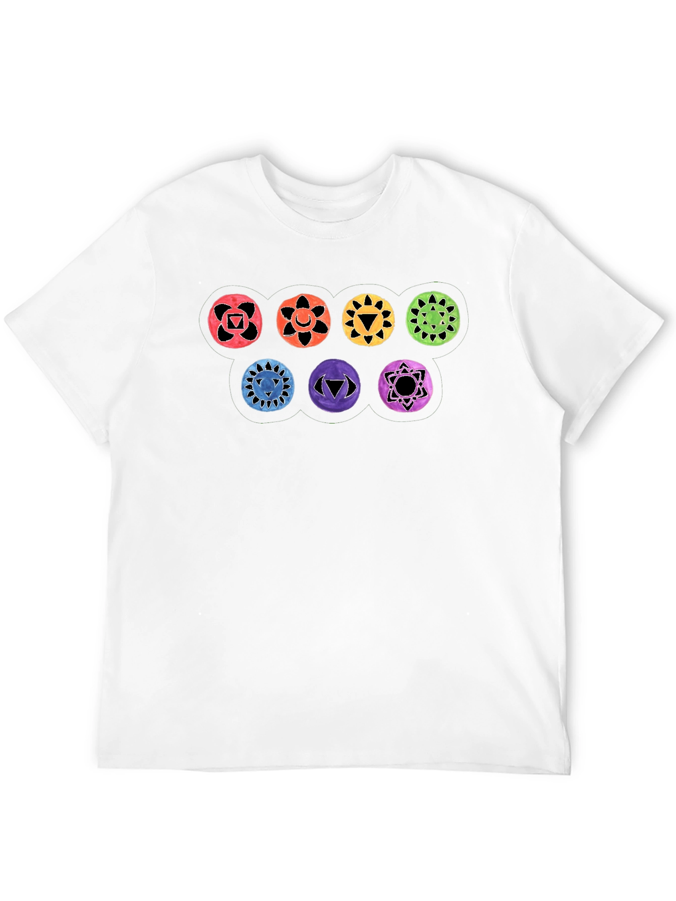 Chakra Symbol T-Shirt - Spiritual Design