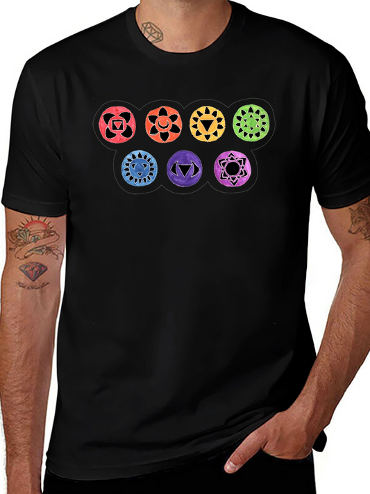 Chakra Symbol T-Shirt - Spiritual Design