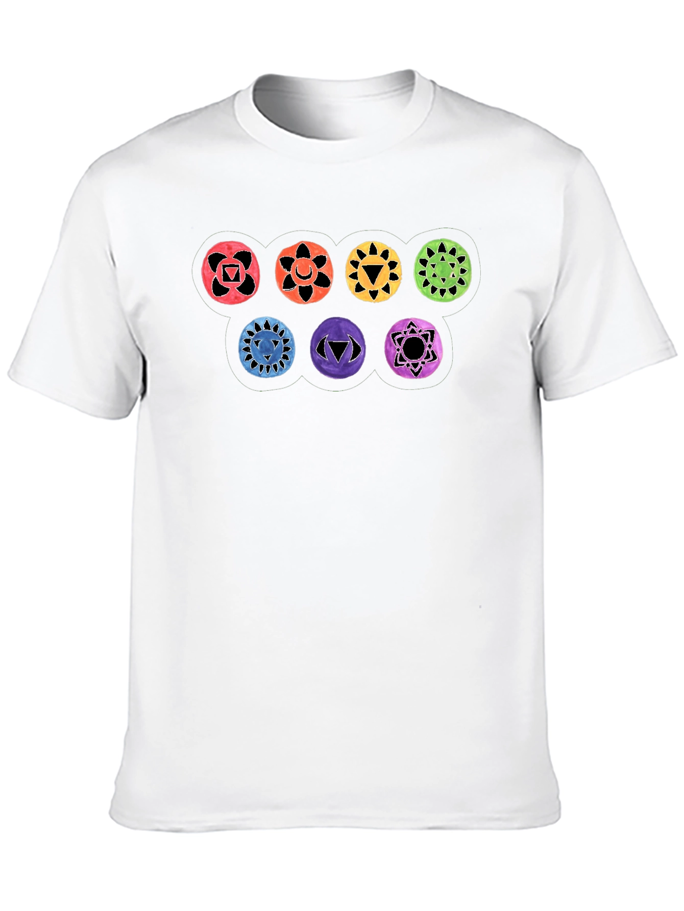 Chakra Symbol T-Shirt - Spiritual Design