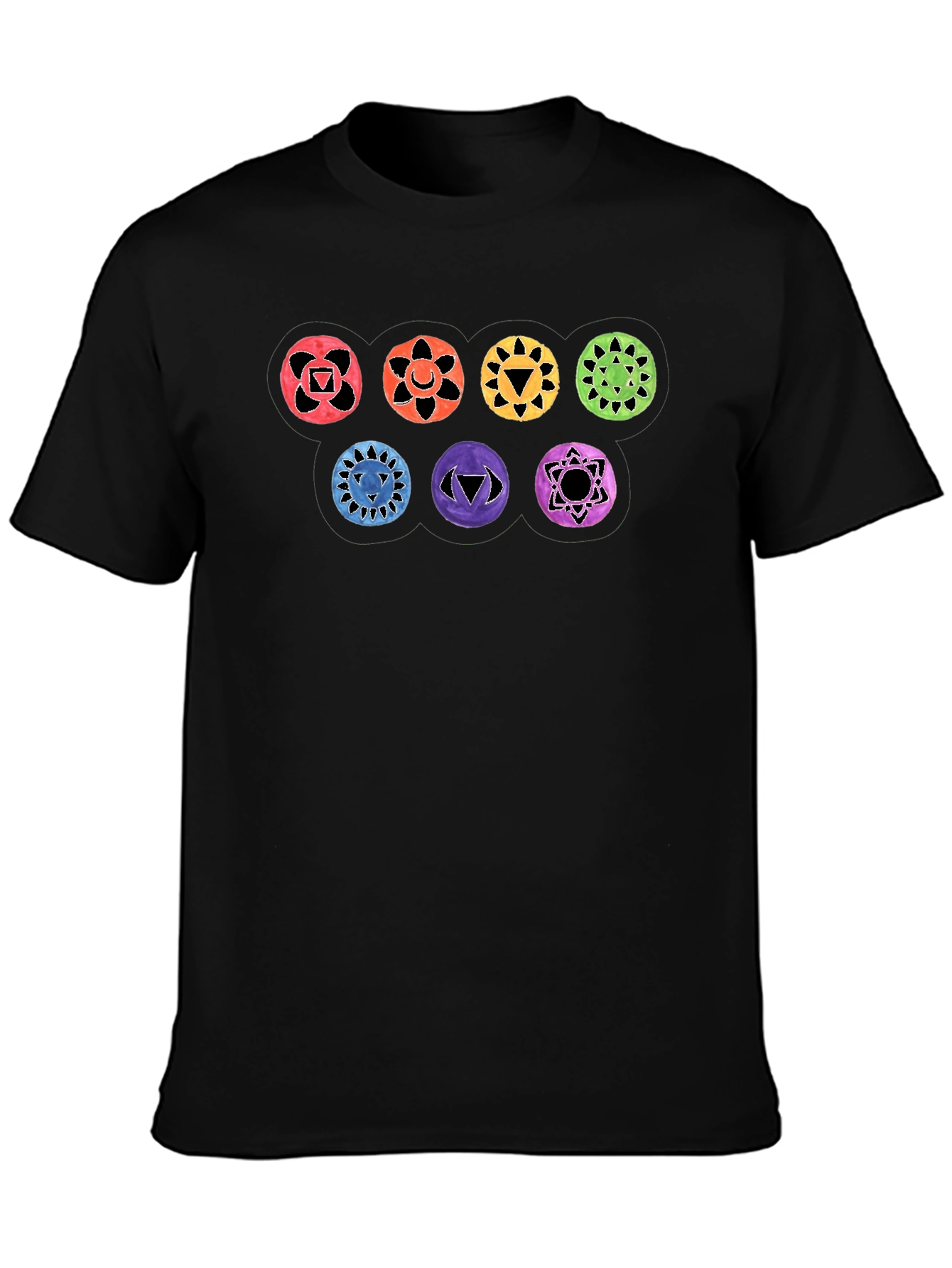 Chakra Symbol T-Shirt - Spiritual Design