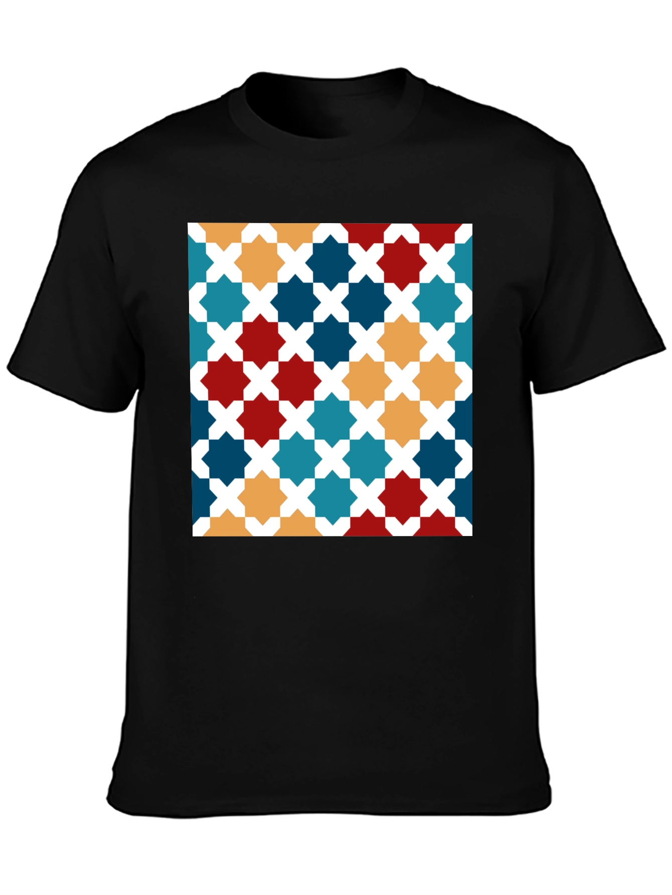 Geometric Pattern Tee - Modern Stylish Design