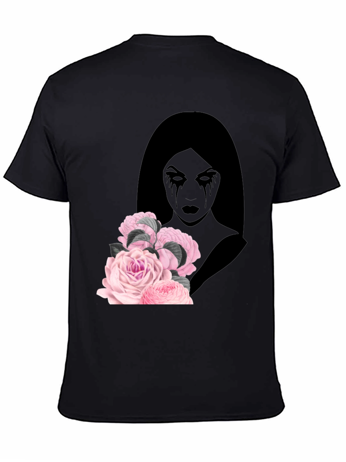 Gothic Floral T-Shirt - Dark Beauty
