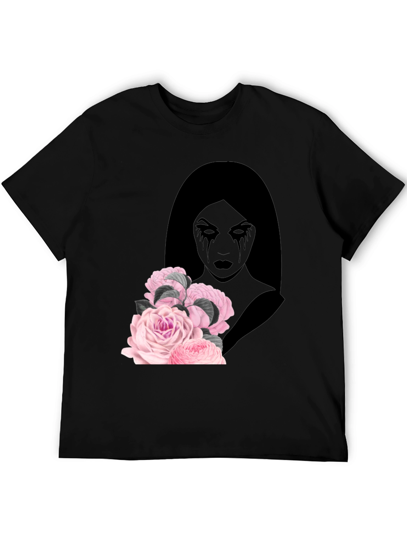 Gothic Floral T-Shirt - Dark Beauty