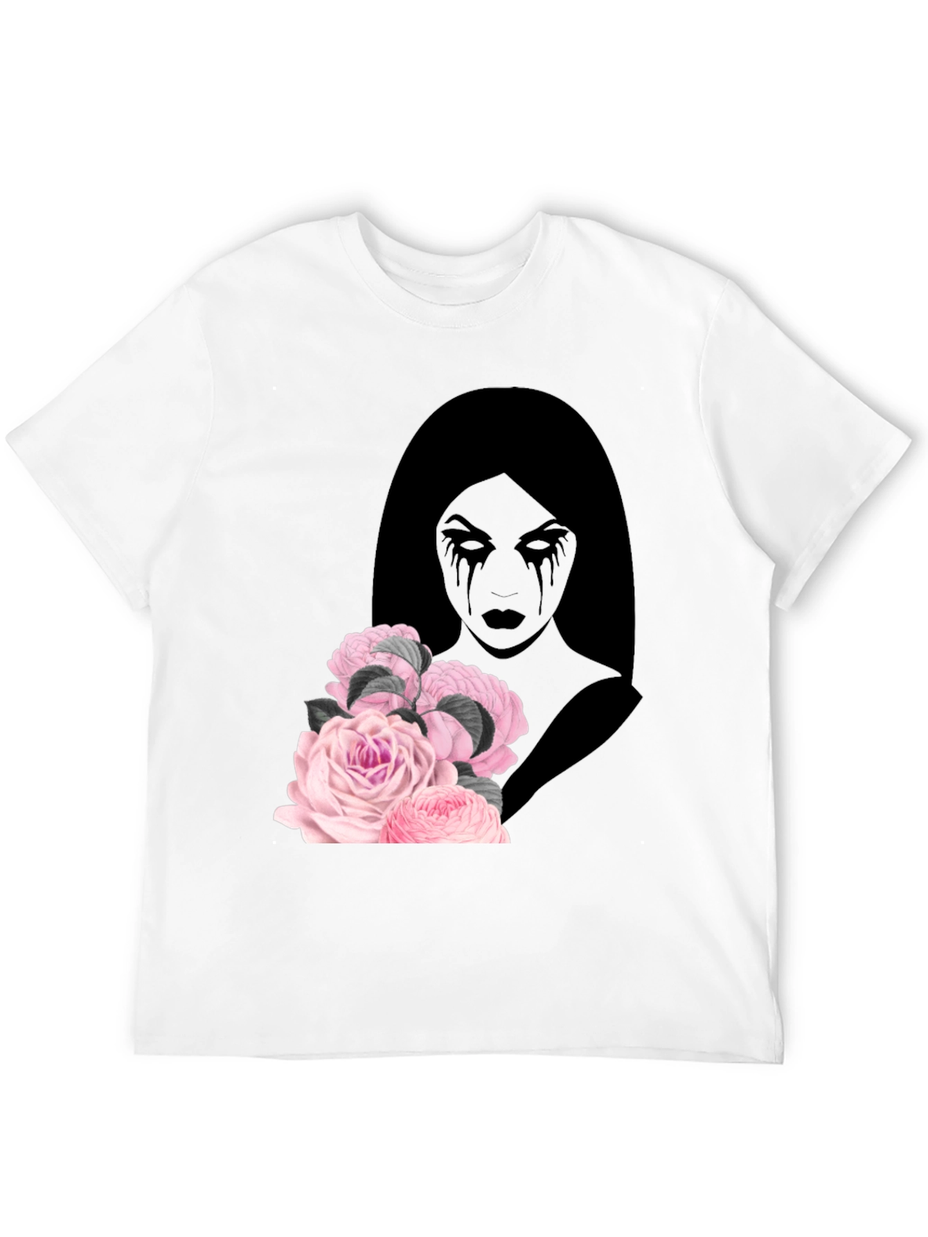 Gothic Floral T-Shirt - Dark Beauty