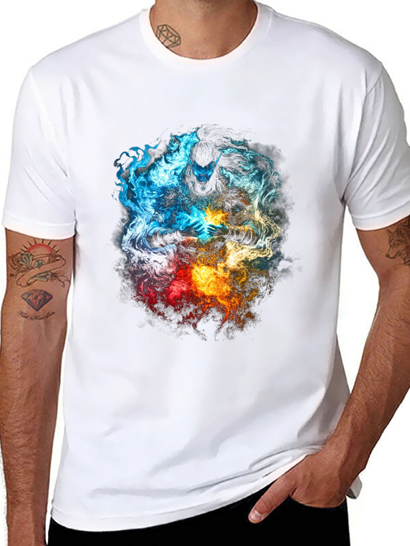 Elemental Warrior Graphic T-Shirt