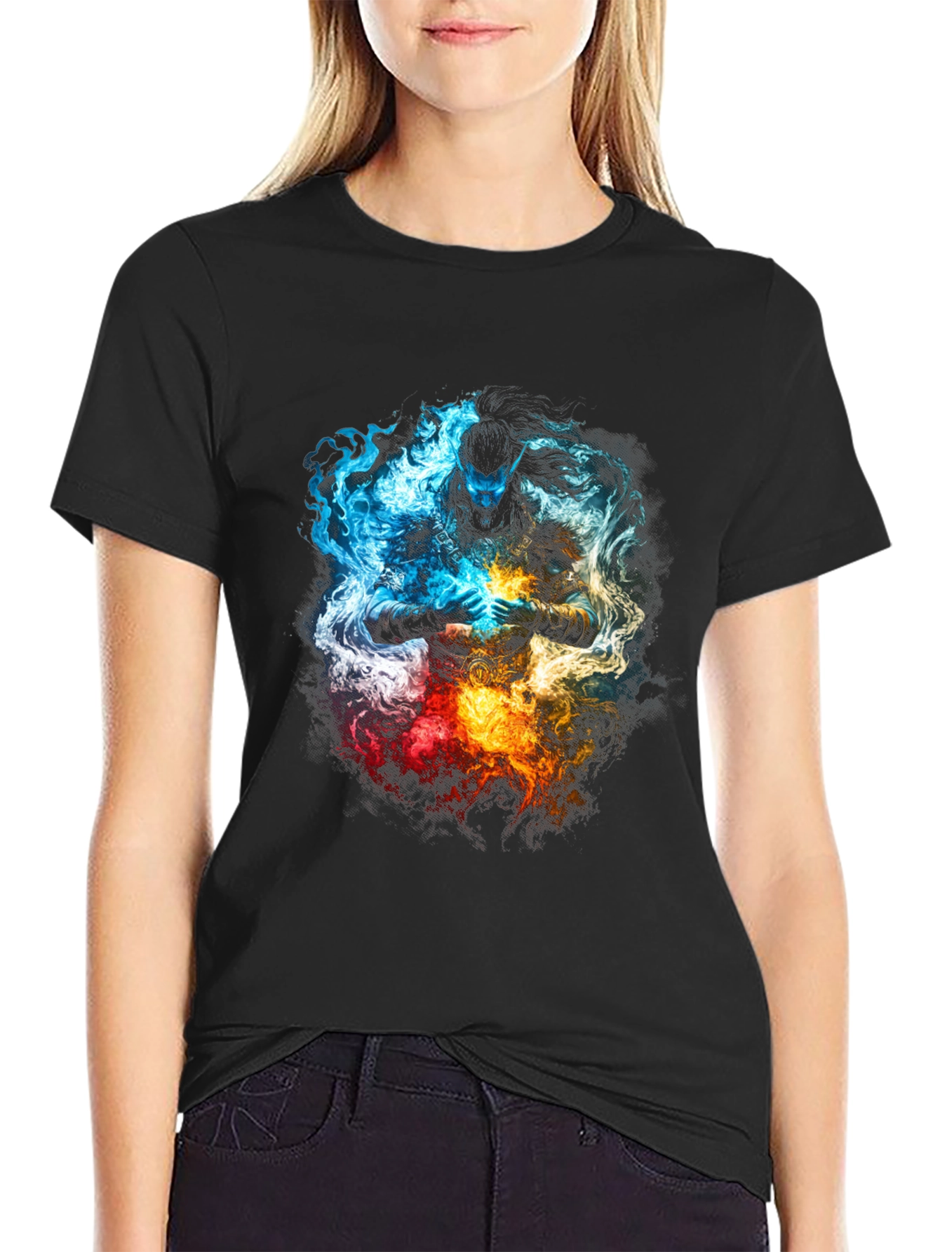 Elemental Warrior Graphic T-Shirt