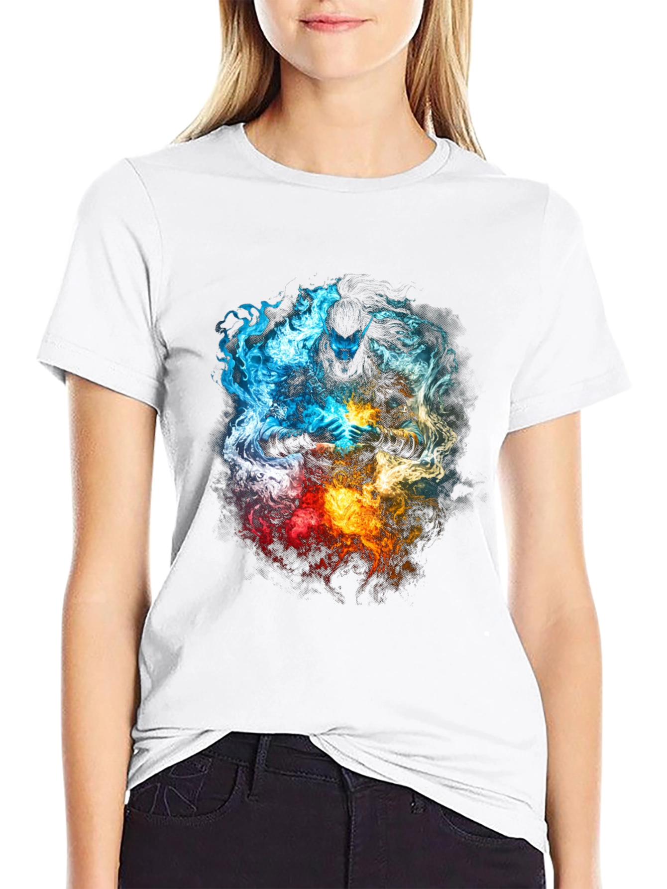 Elemental Warrior Graphic T-Shirt
