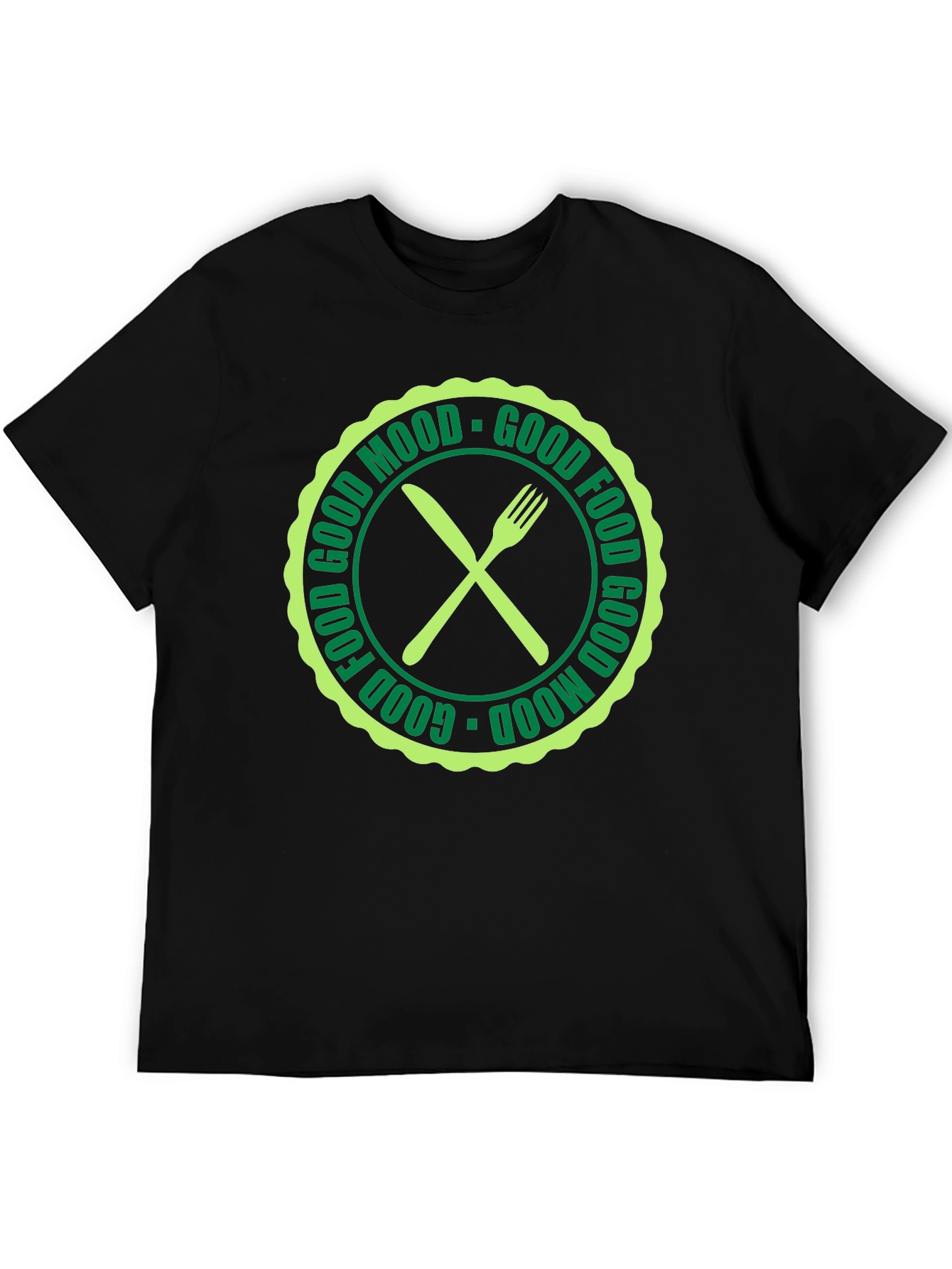 Good Food Good Mood Graphic T-Shirt