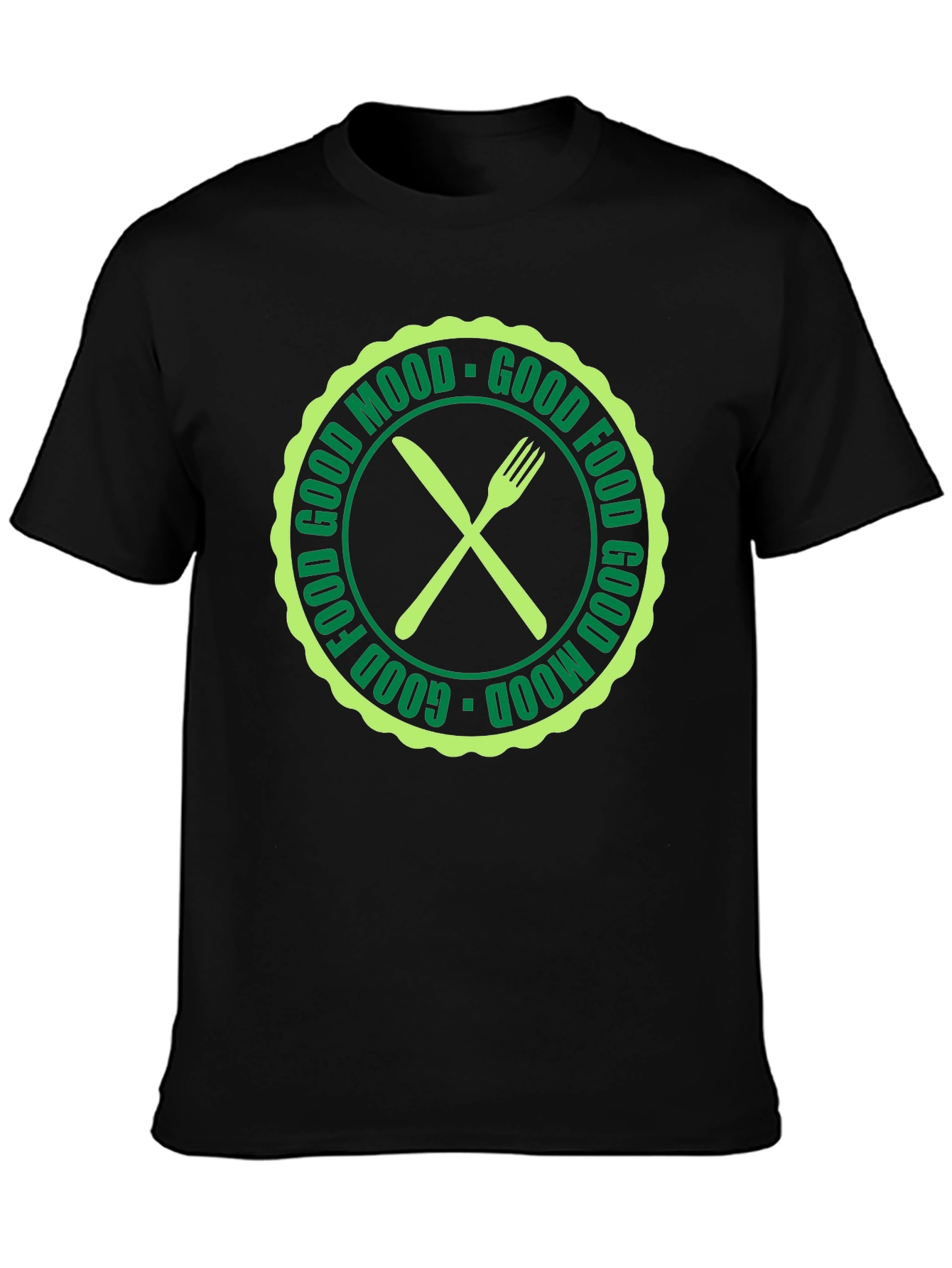 Good Food Good Mood Graphic T-Shirt