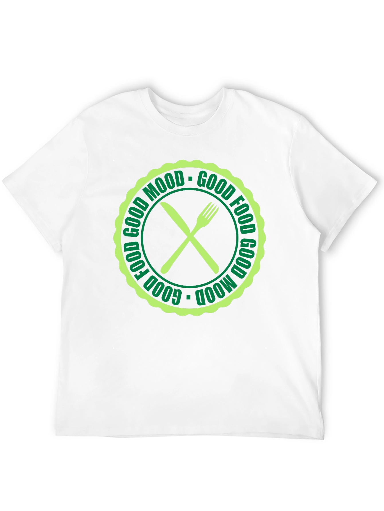Good Food Good Mood Graphic T-Shirt