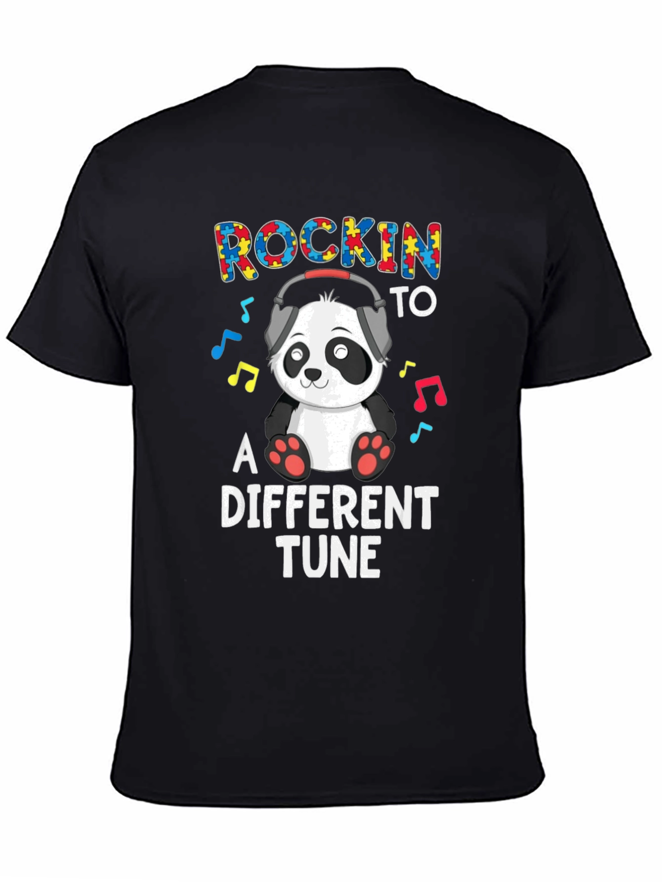 Rockin to a Different Tune Autism Awareness T-Shirt