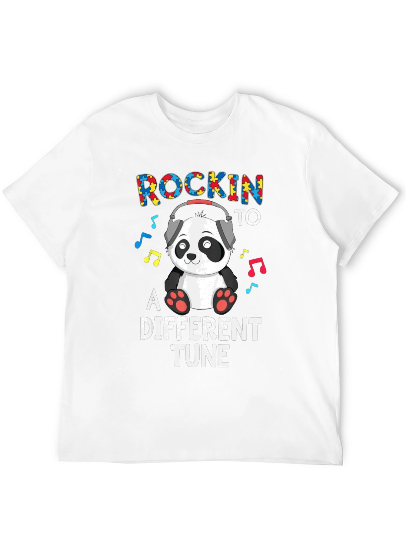 Rockin to a Different Tune Autism Awareness T-Shirt