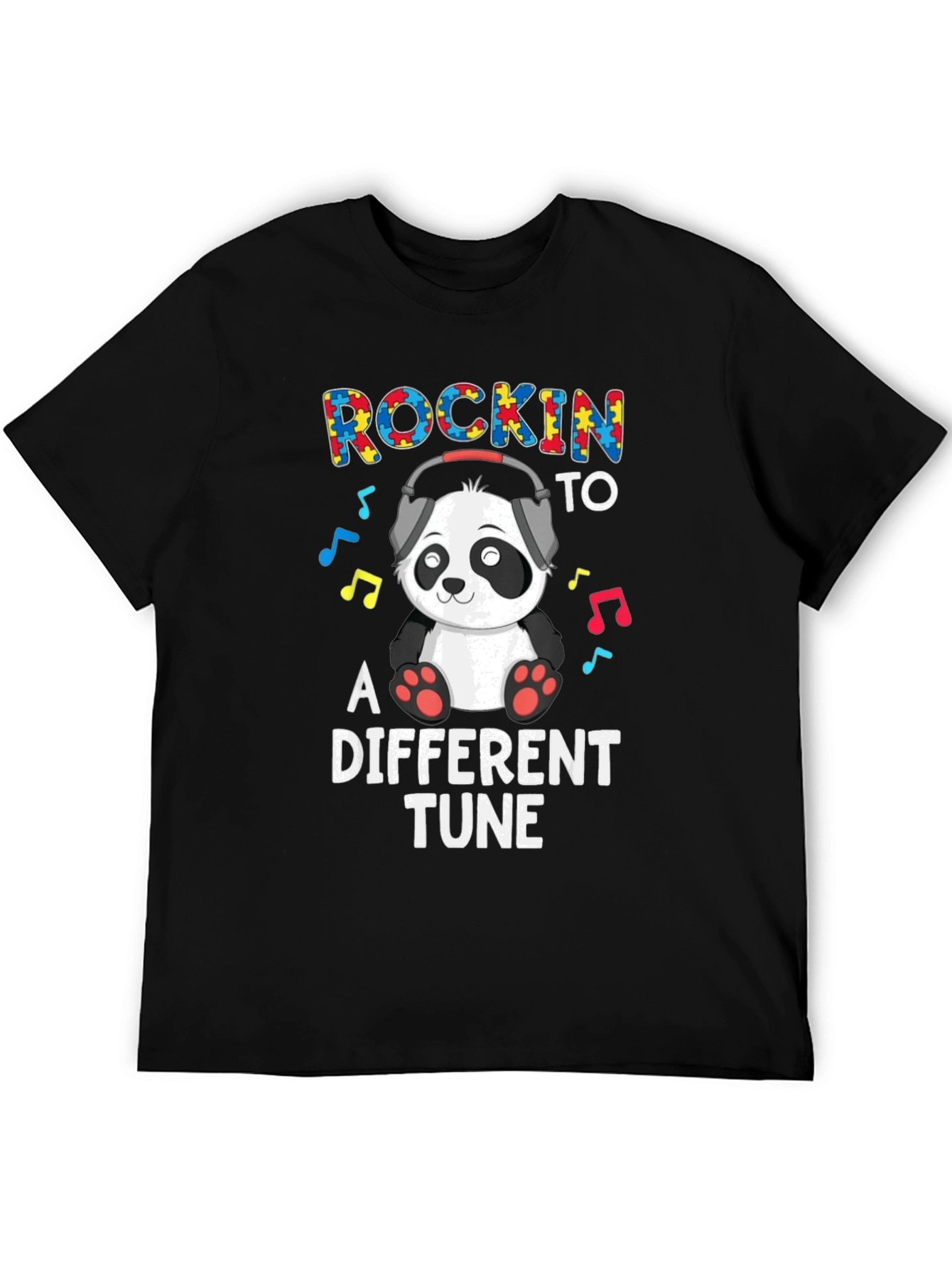 Rockin to a Different Tune Autism Awareness T-Shirt