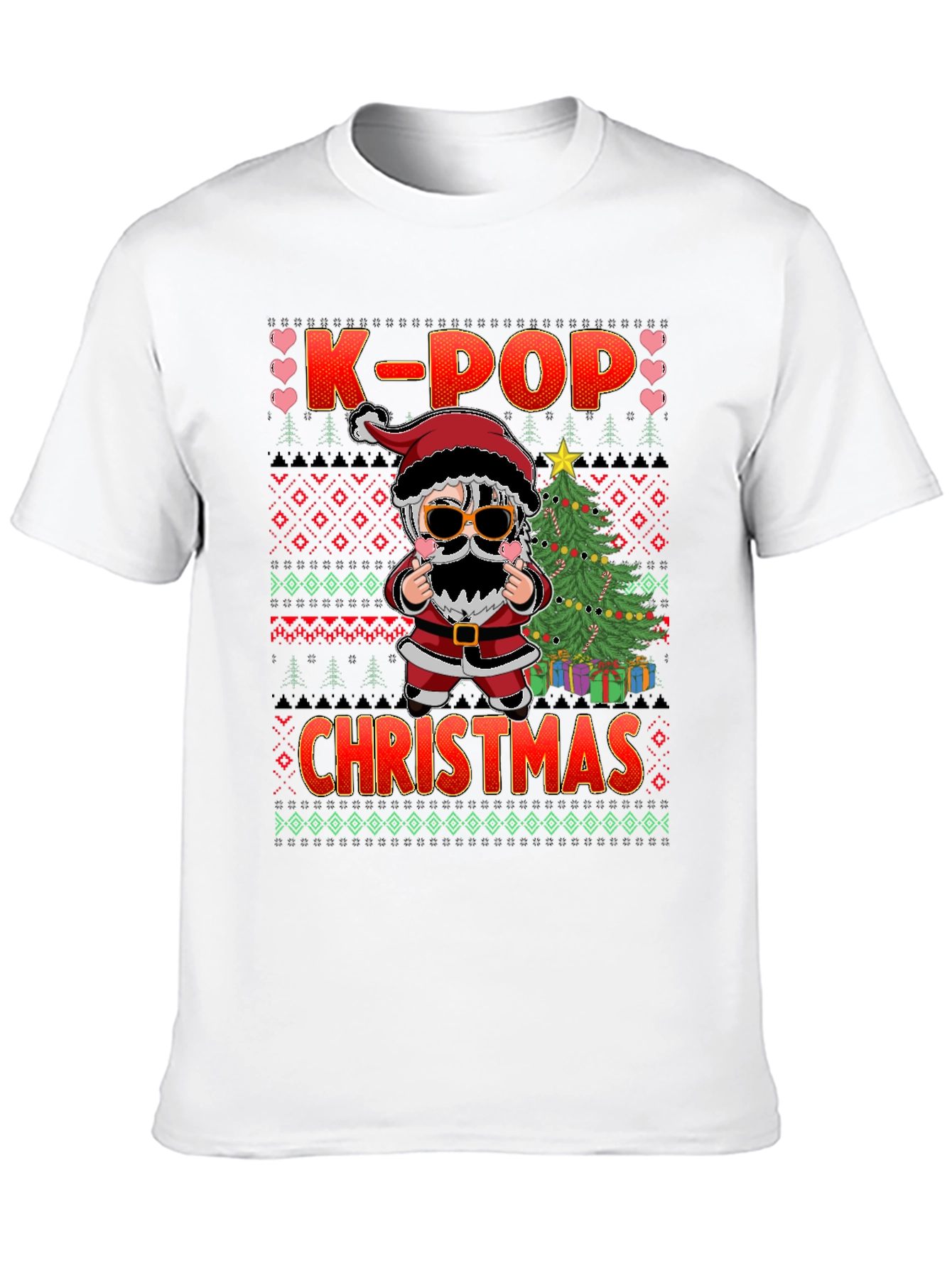 K-Pop Christmas Santa T-Shirt