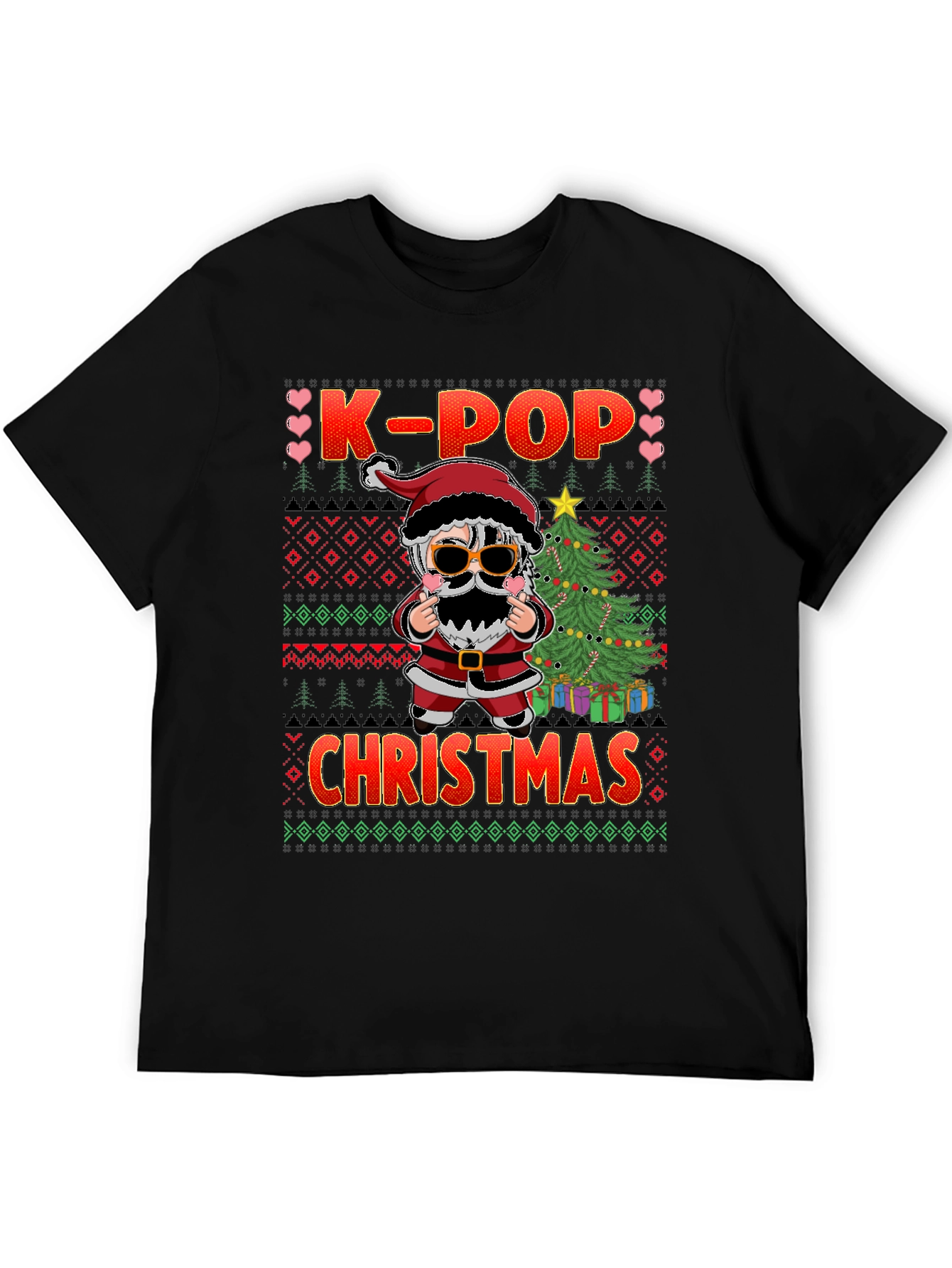 K-Pop Christmas Santa T-Shirt