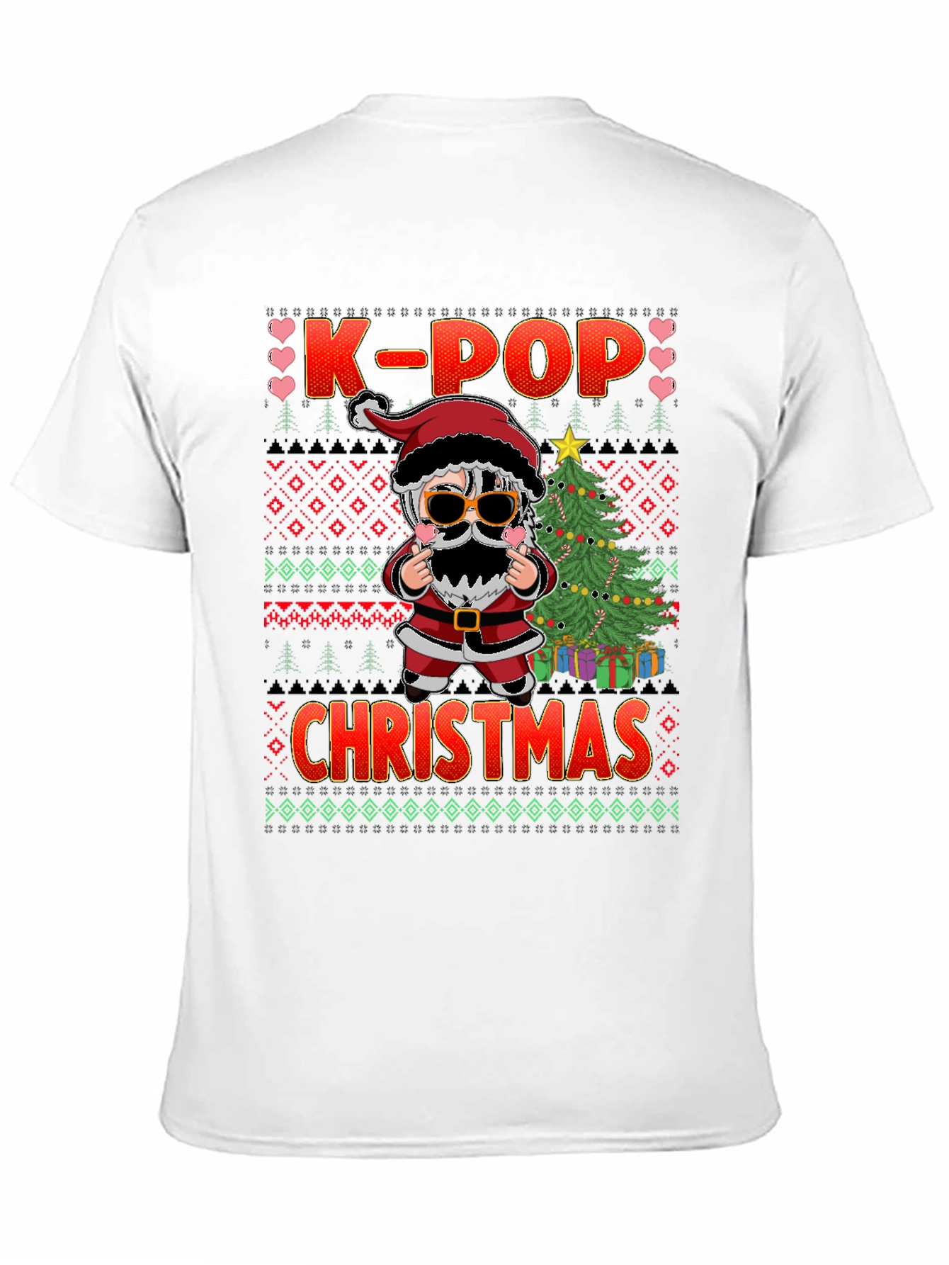 K-Pop Christmas Santa T-Shirt