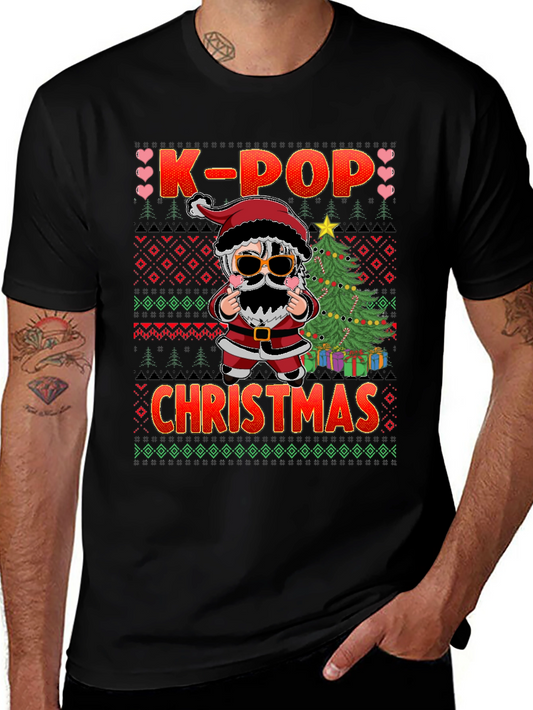 K-Pop Christmas Santa T-Shirt